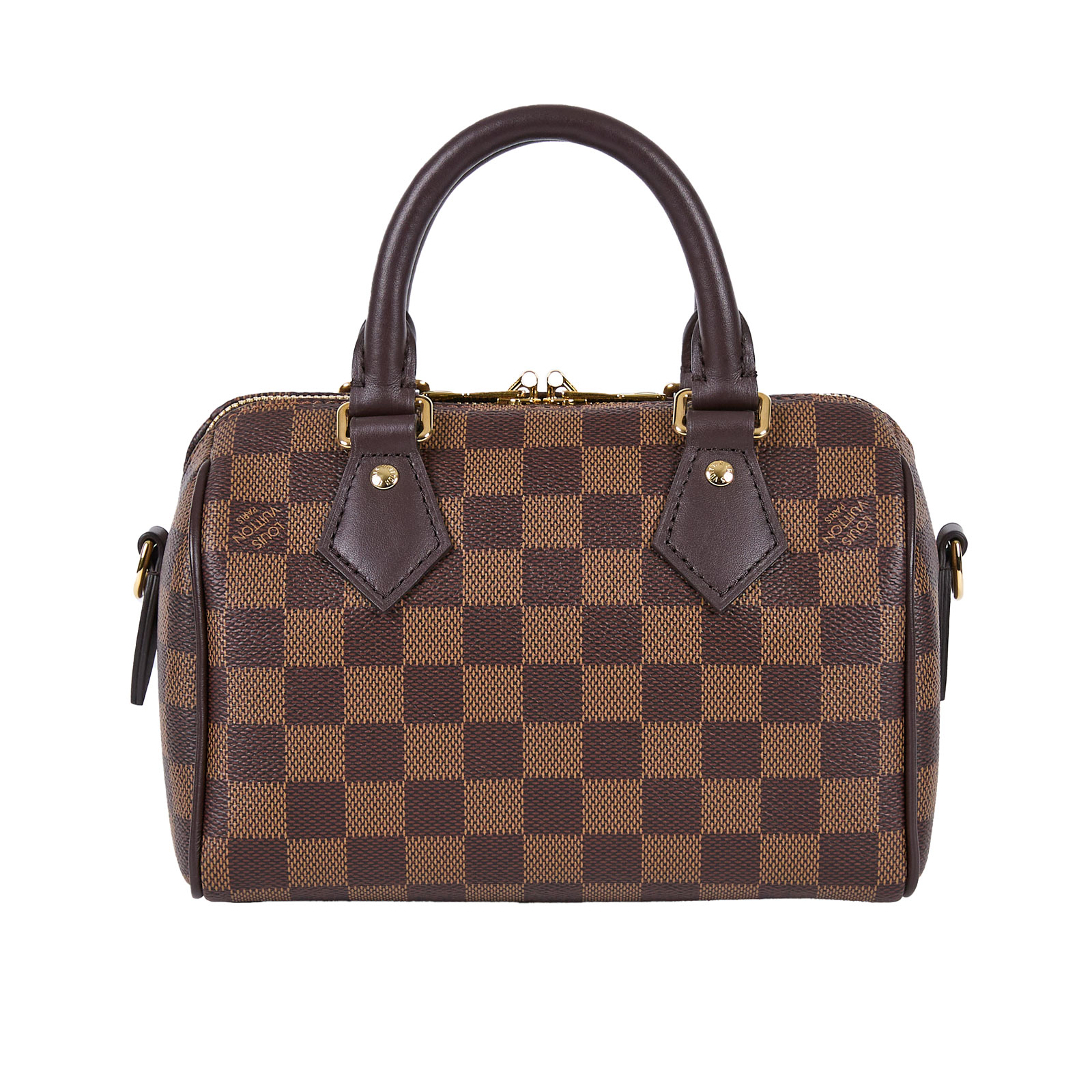 路易威登 LOUIS VUITTON Speedy Bandoulière 20 棕棋盤 手提 斜背 波士頓包 N40489 晶片款  原廠盒子/防塵袋/購買證明