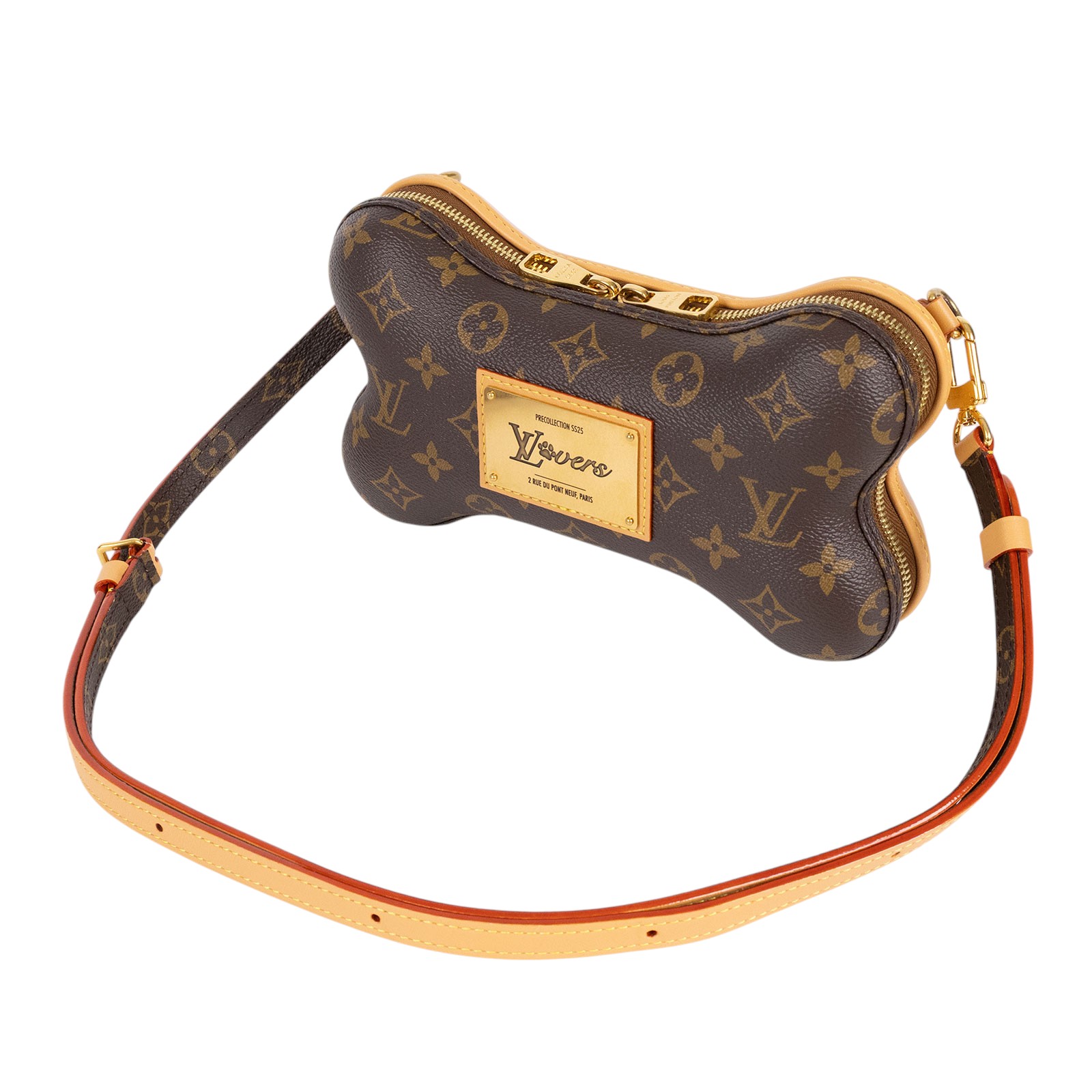 路易威登 LOUIS VUITTON Bone 穿戴式錢包 M12615 Bone 可穿戴式錢包Monogram 帆布 背帶/防塵袋/購買證明