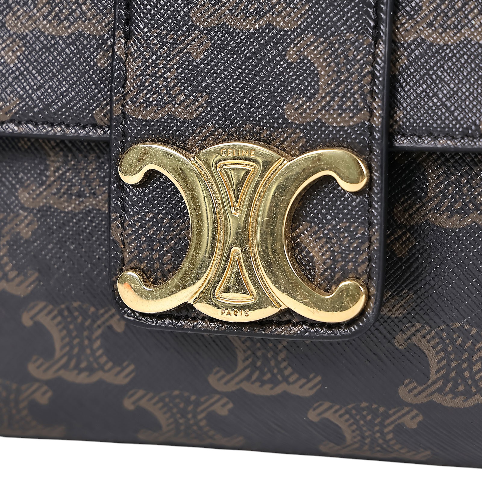 思琳 CELINE Triomphe 帆布 Teen Victoire 手袋 116592FRH TEEN CELINE VICTOIRE 購買證明