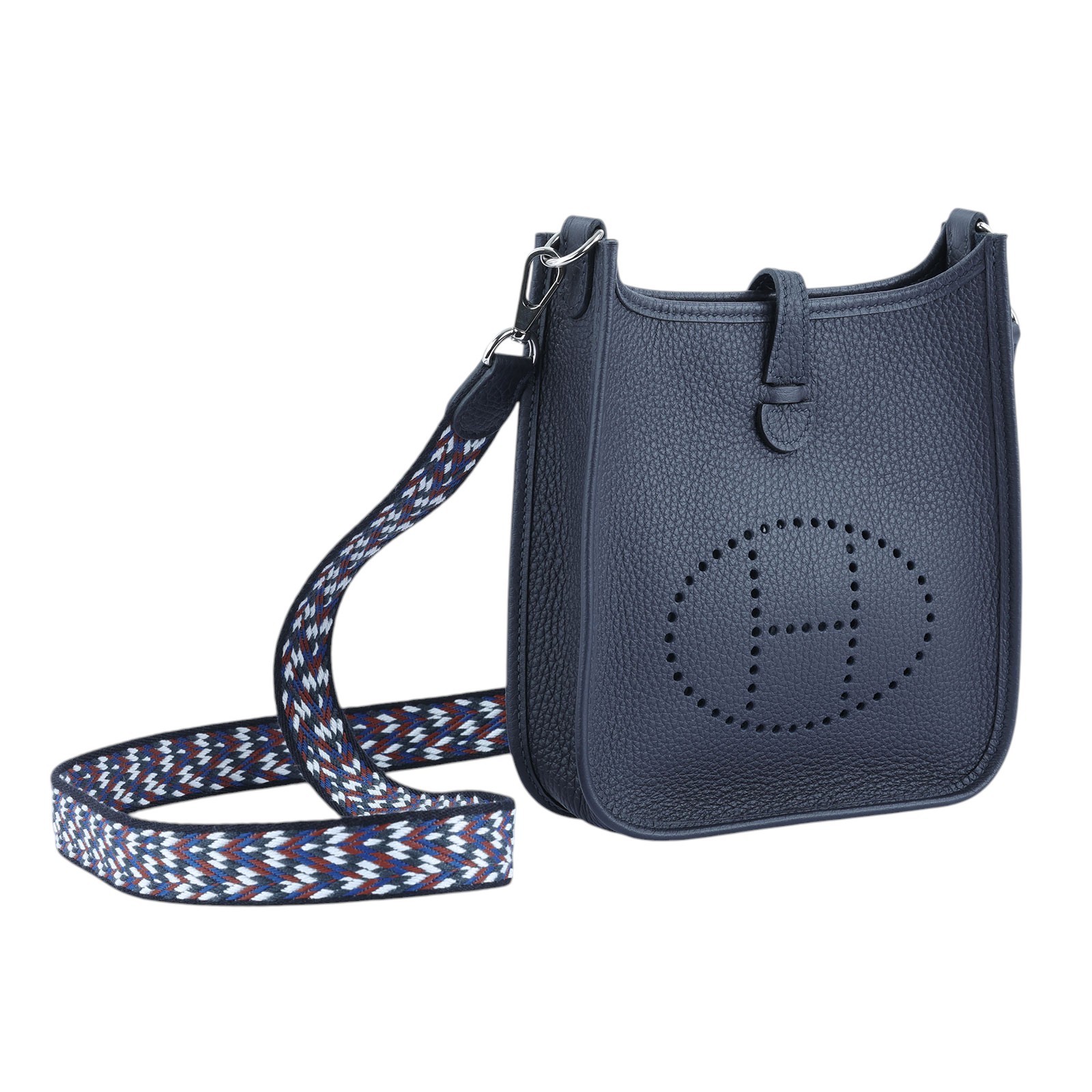 愛馬仕 Hermès Evelyne Bag Mini 伊芙琳包 Evelyne 16 EV16 B刻 黑MINI EVELYNE 防塵袋/原廠盒子
