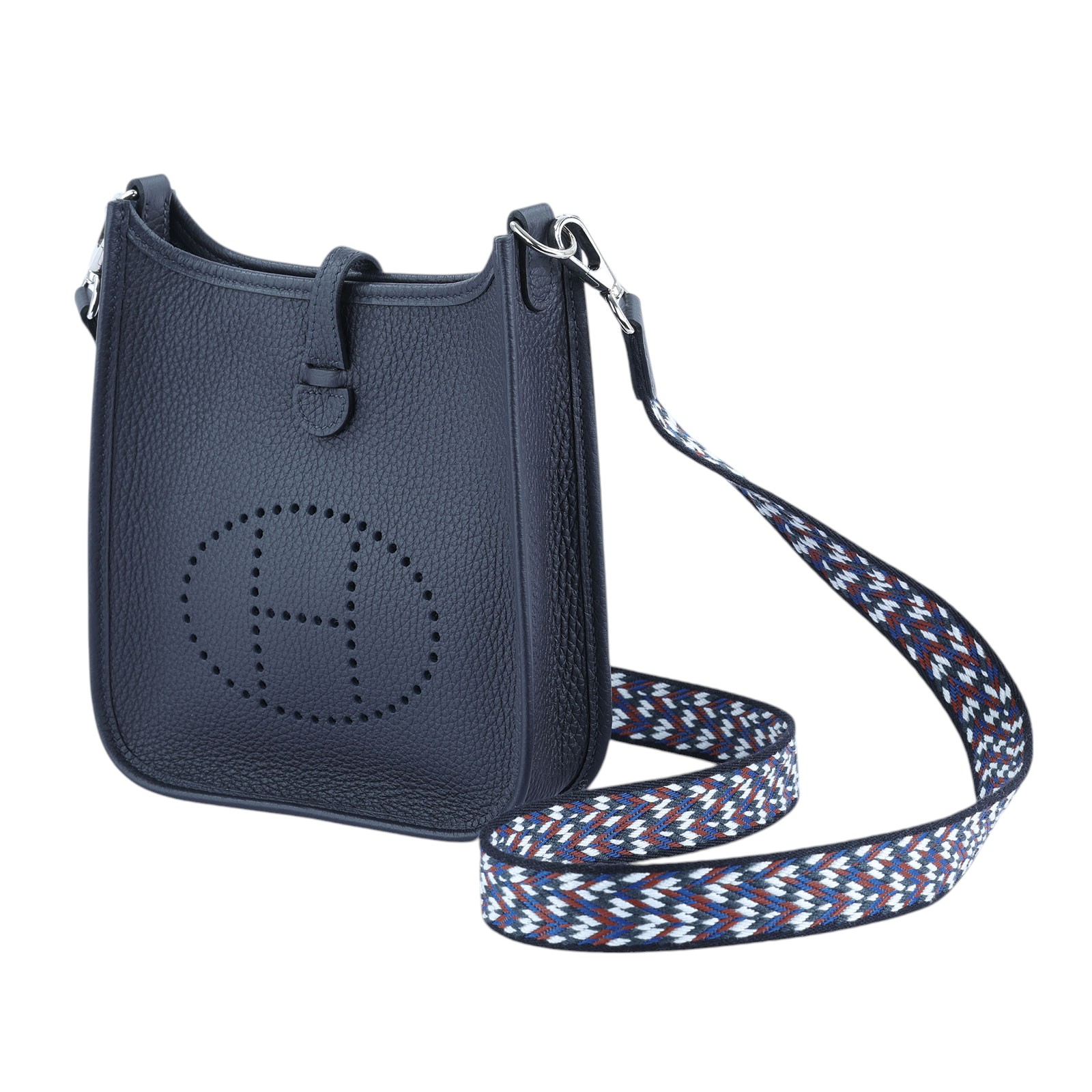愛馬仕 Hermès Evelyne Bag Mini 伊芙琳包 Evelyne 16 EV16 B刻 黑MINI EVELYNE 防塵袋/原廠盒子