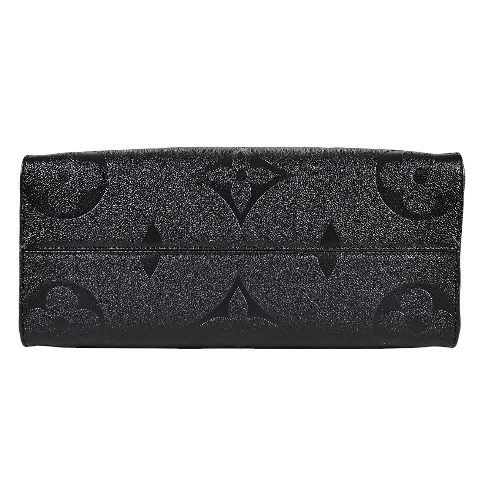路易威登 LOUIS VUITTON OnTheGo MM 黑色 壓花 手提 肩背包 M45595 晶片款 黑ON THE GO MM 無附屬品