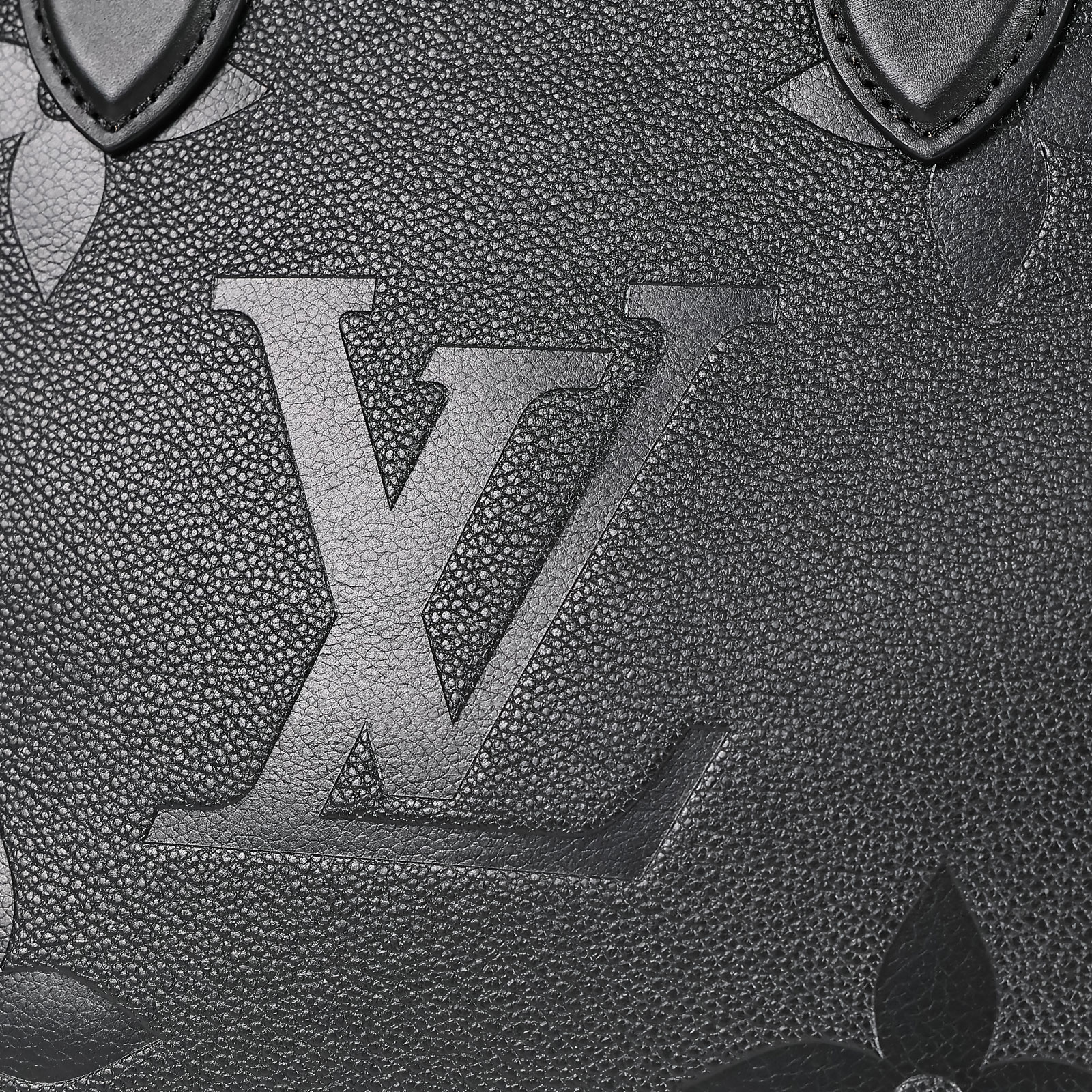 路易威登 LOUIS VUITTON OnTheGo MM 黑色 壓花 手提 肩背包 M45595 晶片款 黑ON THE GO MM 無附屬品