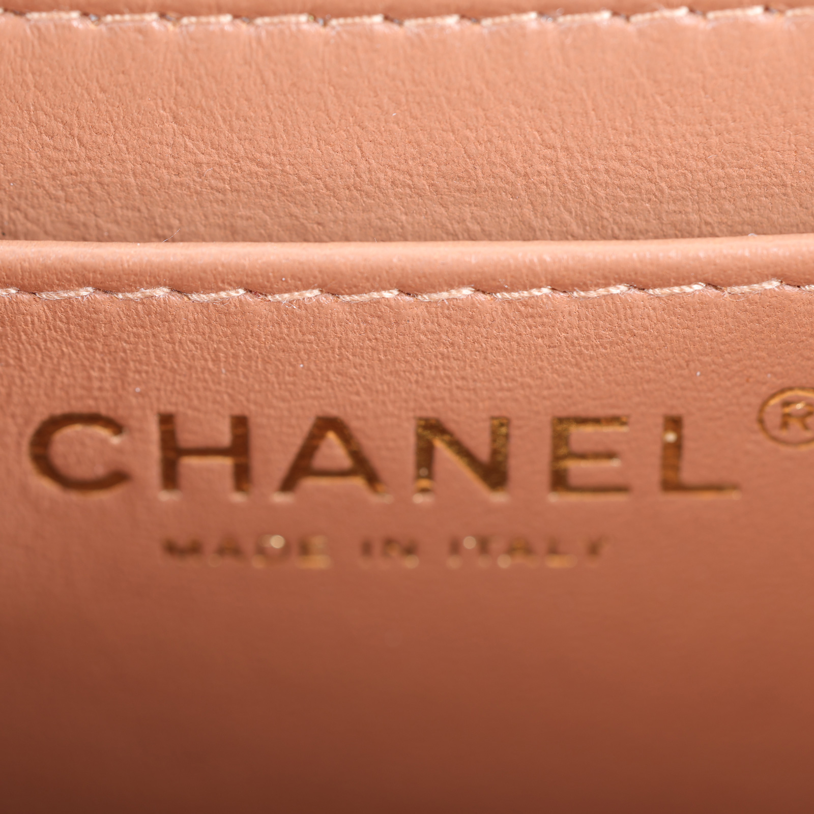香奈兒 CHANEL CF 迷你 口蓋包 A69900 晶片款 泰奶色COCO20 原廠盒子/防塵袋 /國外購買證明