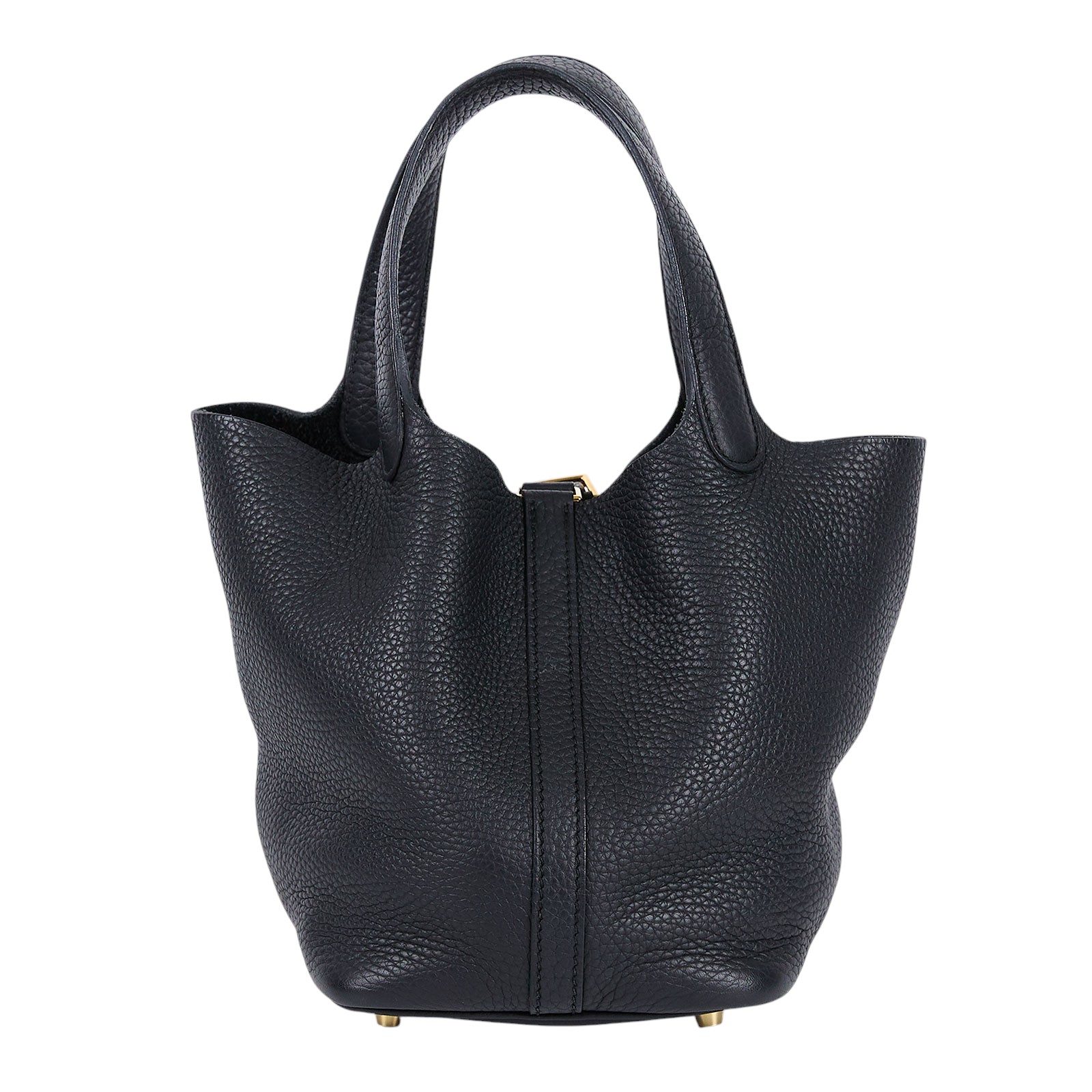 愛馬仕 Hermès Picotin Lock 18 菜籃子包 PT18 U刻 黑PICOTIN18 防塵袋