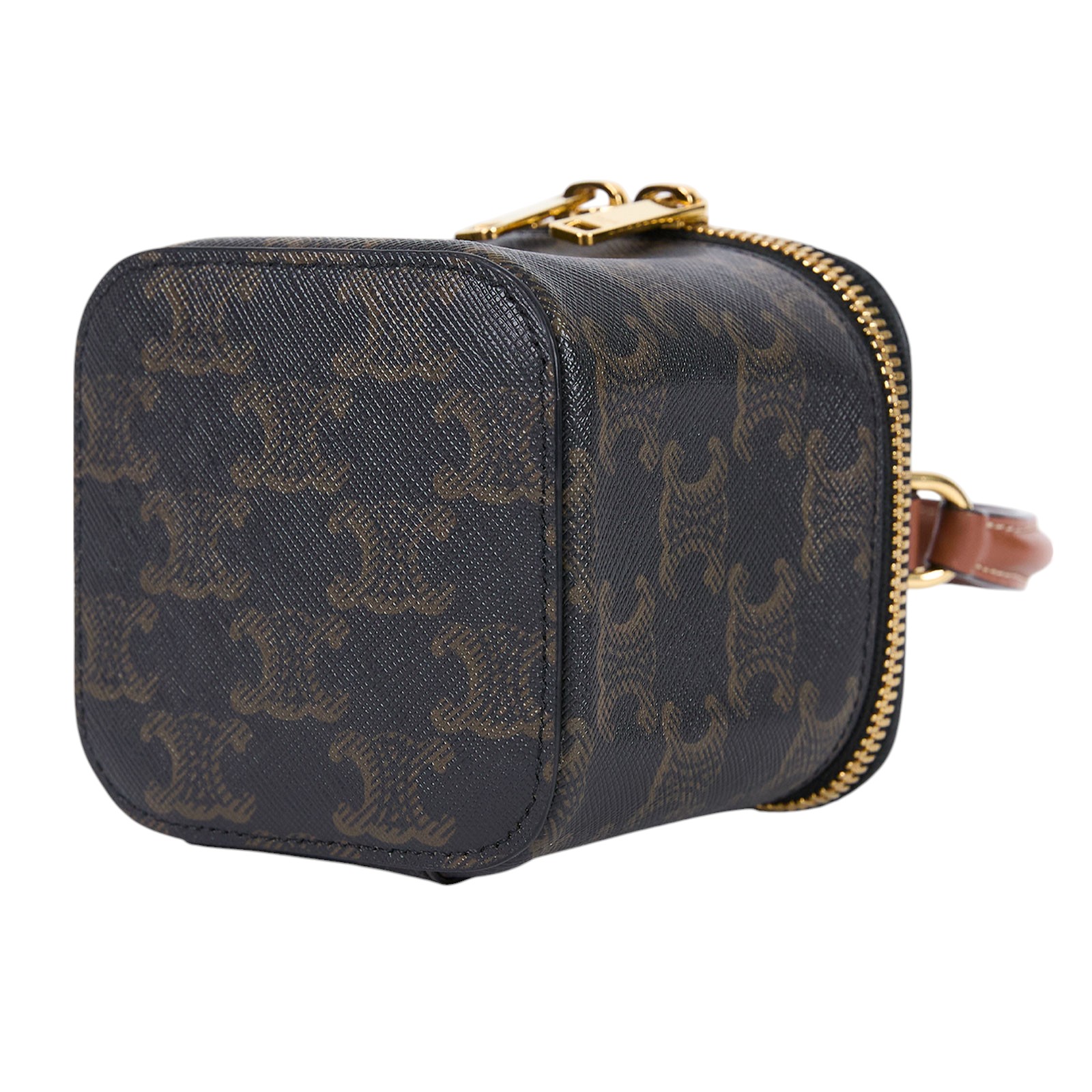 思琳 CELINE Vanity Case Mini 化妝箱 10J762CZ1 老花MINI VANITY CASE 原廠盒子/防塵袋