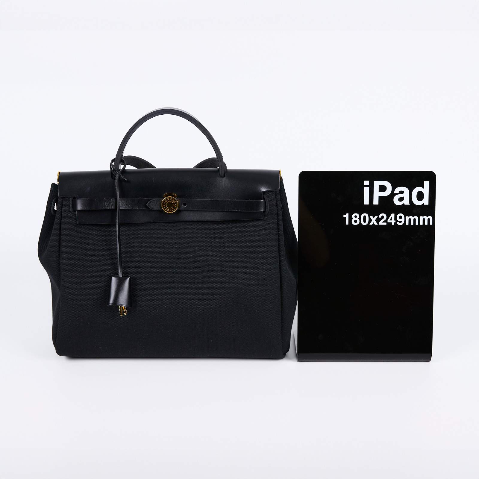 愛馬仕 Hermès Herbag Zip 31 HER31 B刻 黑金HERBAG 31 原廠盒子/防塵袋/購買證明