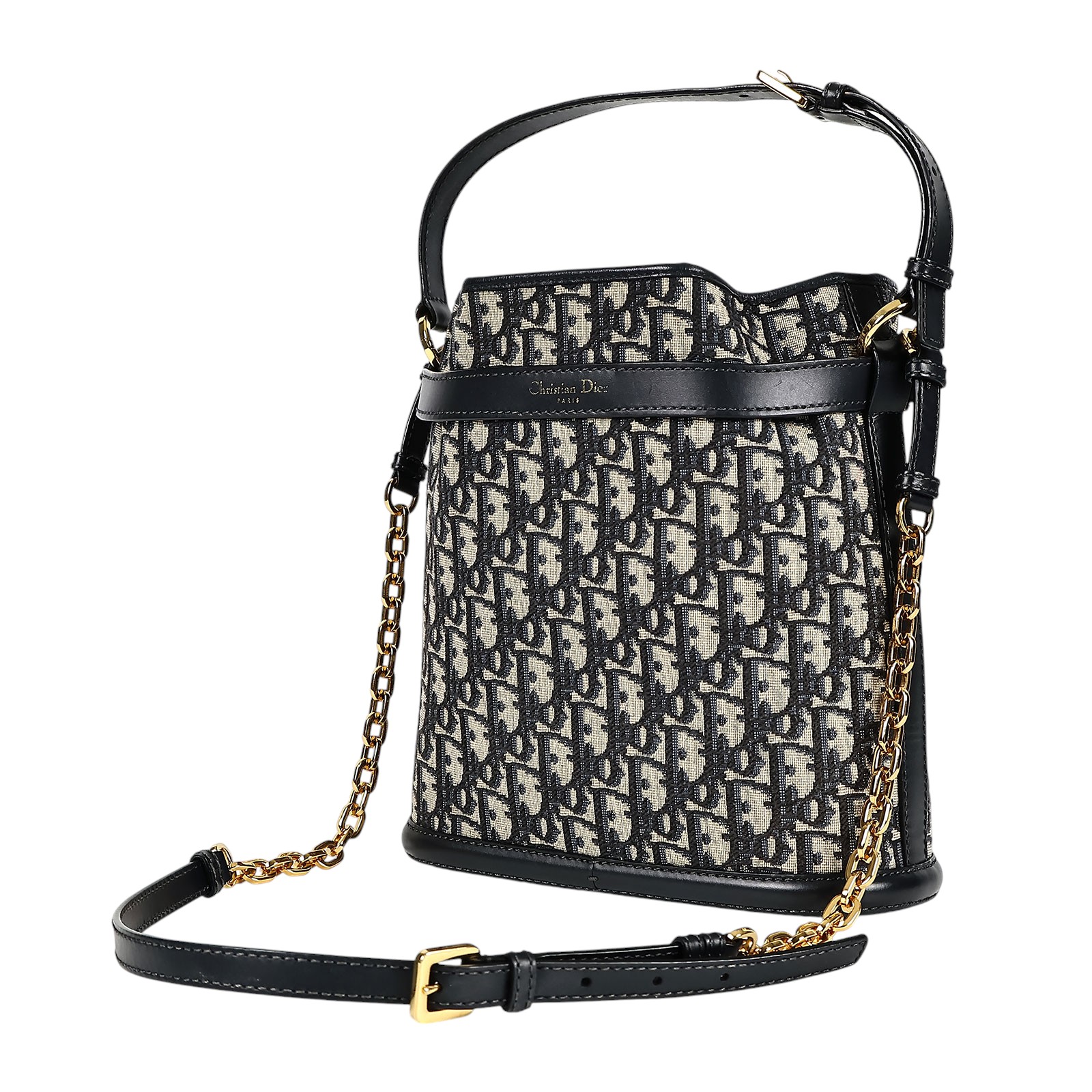 迪奧 CHRISTIAN DIOR Cest Dior 手提袋 中型 M2271UTZQ CEST DIOR中號水桶包 原廠盒子/防塵袋/購買證明