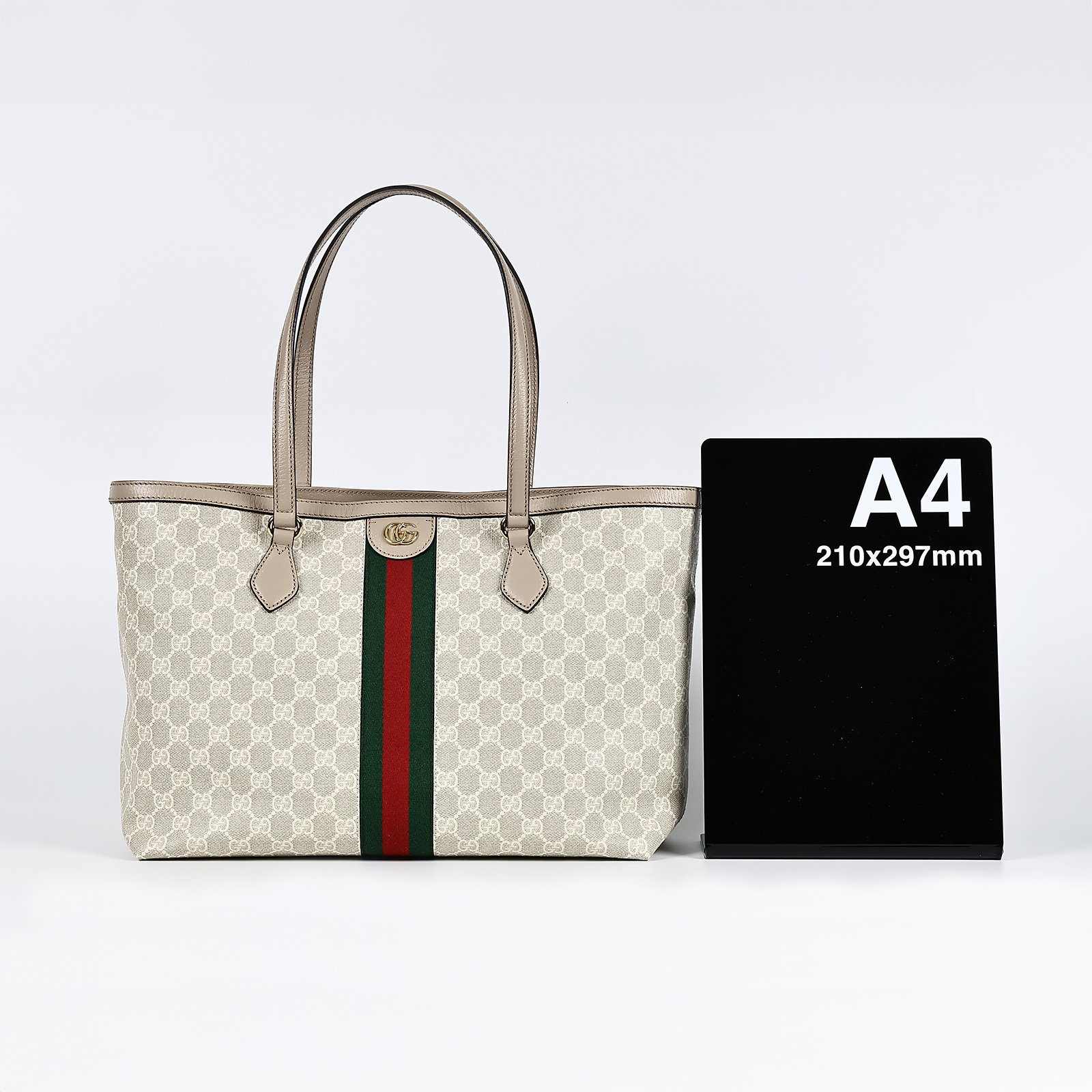 古馳 GUCCI Ophidia 手提袋 中型 631685 米GG紋托特包 防塵袋