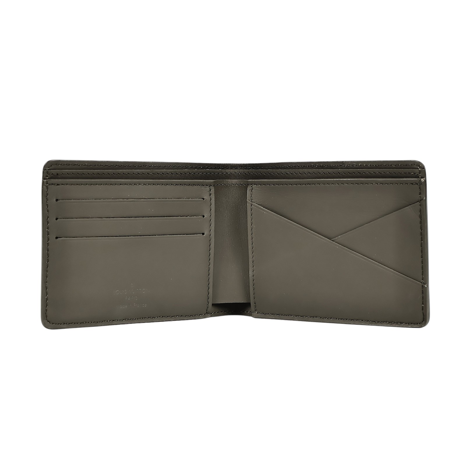路易威登 LOUIS VUITTON Multiple Wallet 錢包短夾 卡其色 M81734 晶片款 墨綠素面短夾 無附屬品