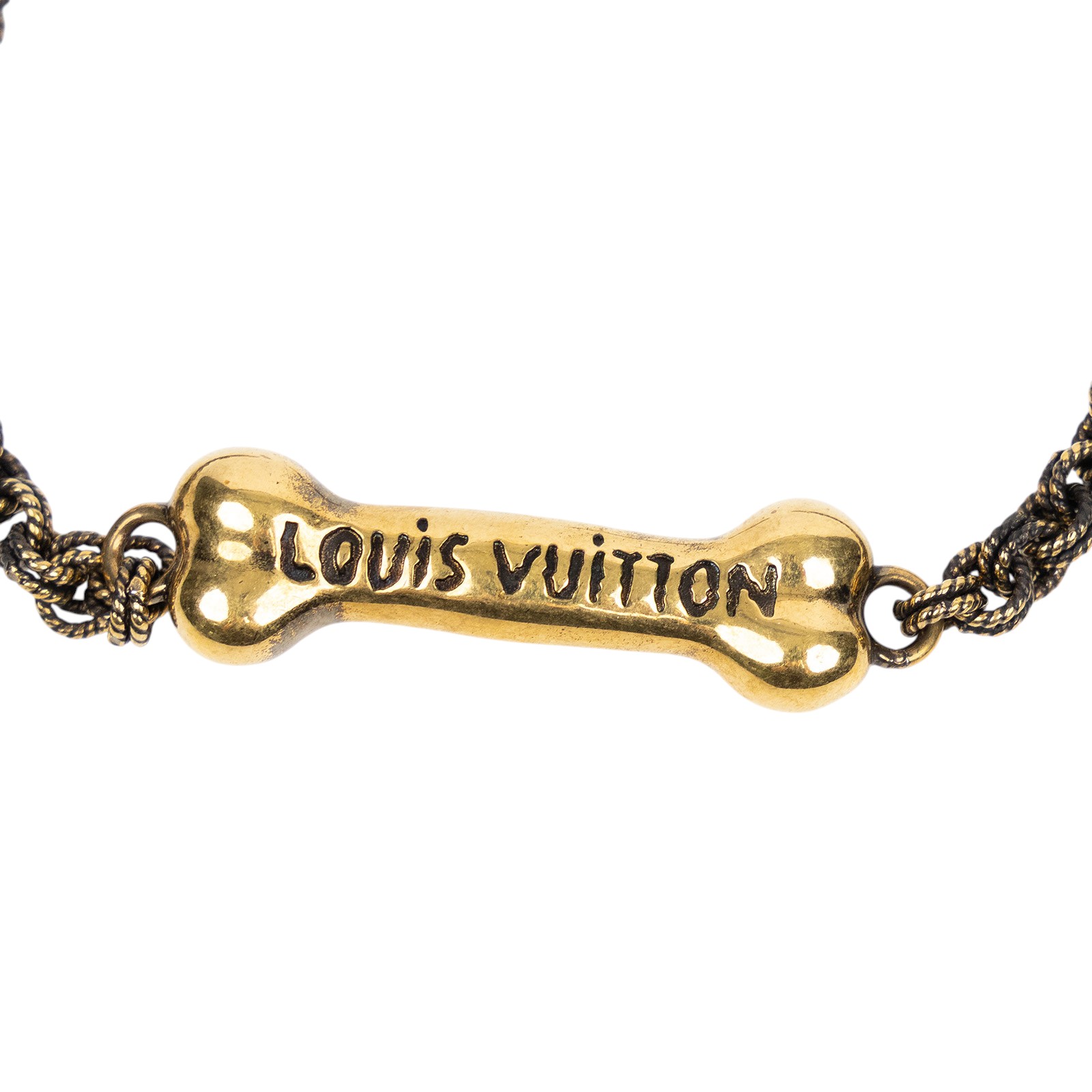 路易威登 LOUIS VUITTON LV Bone 手鏈 M02344 狗骨頭手鍊 無附屬品