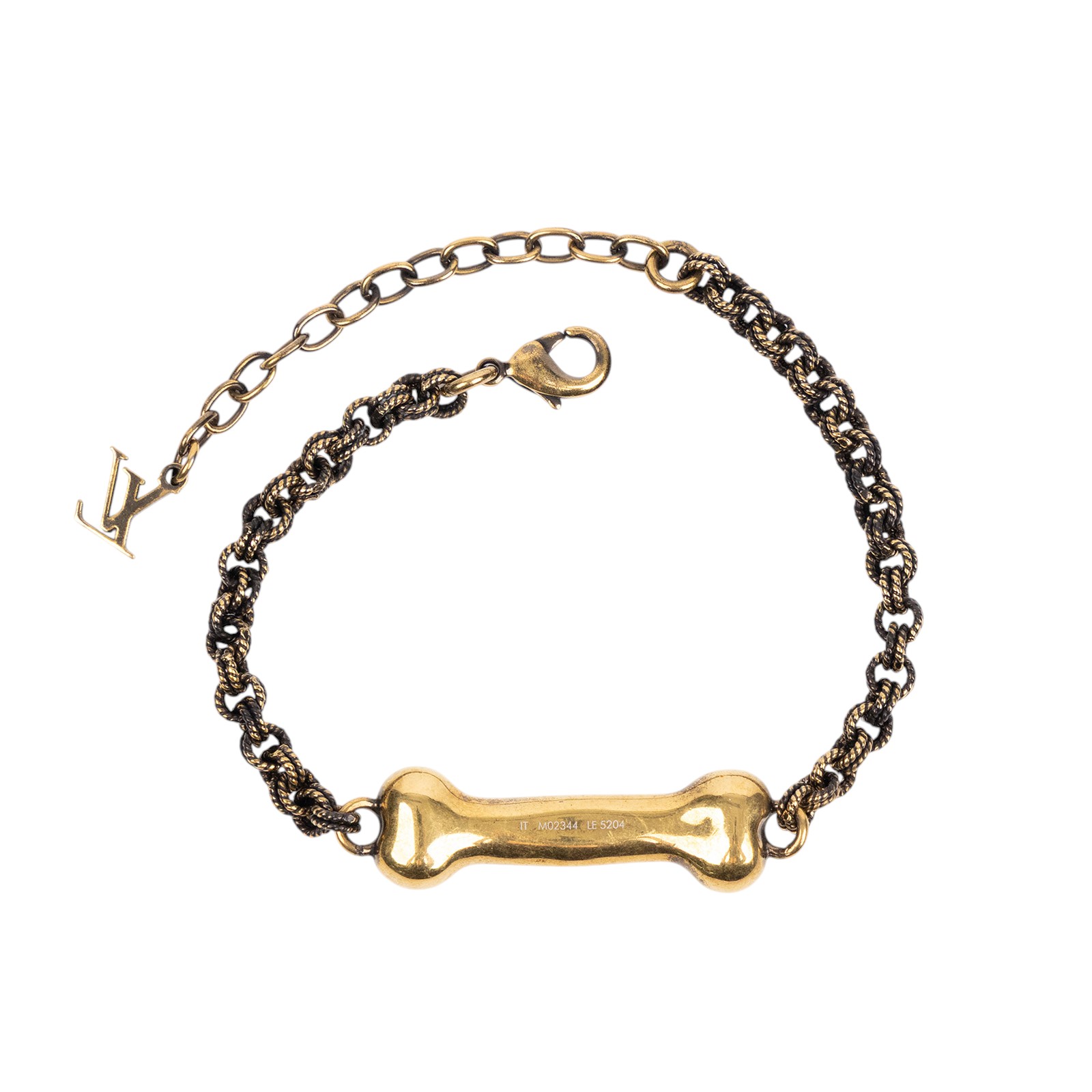 路易威登 LOUIS VUITTON LV Bone 手鏈 M02344 狗骨頭手鍊 無附屬品