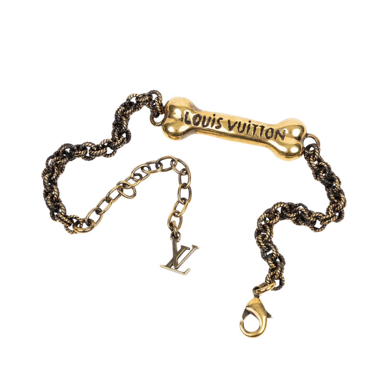 路易威登 LOUIS VUITTON LV Bone 手鏈 M02344 狗骨頭手鍊 無附屬品