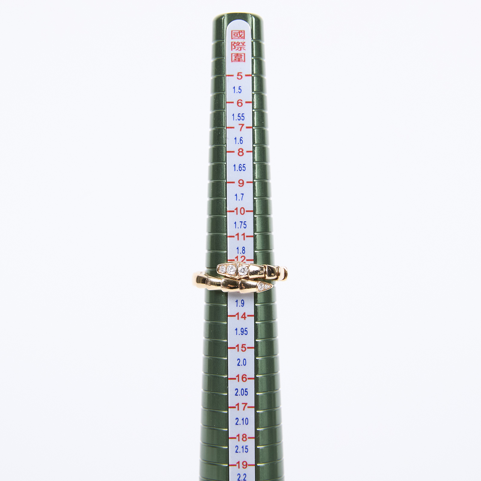 寶格麗 BVLGARI Serpenti Viper 戒指 360456 K18 6P Serpenti Vipe 原廠盒子/保書