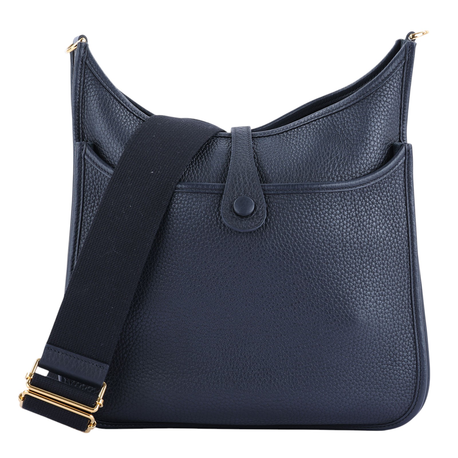 愛馬仕 Hermès Evelyne Bag 伊芙琳包 29 馬蹄型 EV29 W刻 黑EVELYNE29 原廠盒子/防塵袋/購買證明