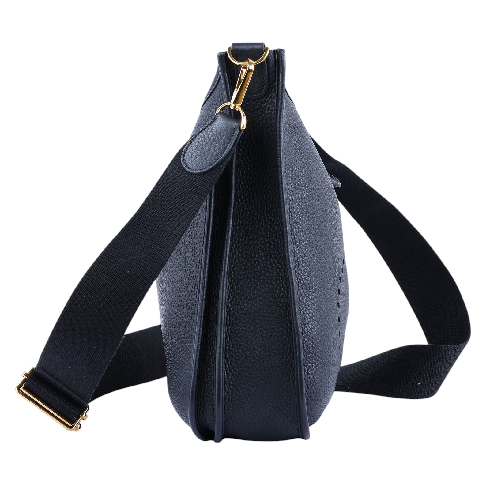 愛馬仕 Hermès Evelyne Bag 伊芙琳包 29 馬蹄型 EV29 W刻 黑EVELYNE29 原廠盒子/防塵袋/購買證明