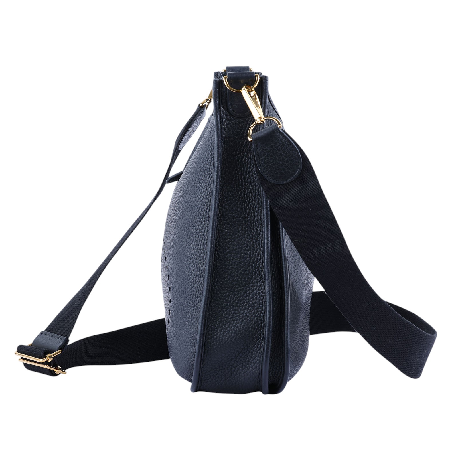 愛馬仕 Hermès Evelyne Bag 伊芙琳包 29 馬蹄型 EV29 W刻 黑EVELYNE29 原廠盒子/防塵袋/購買證明