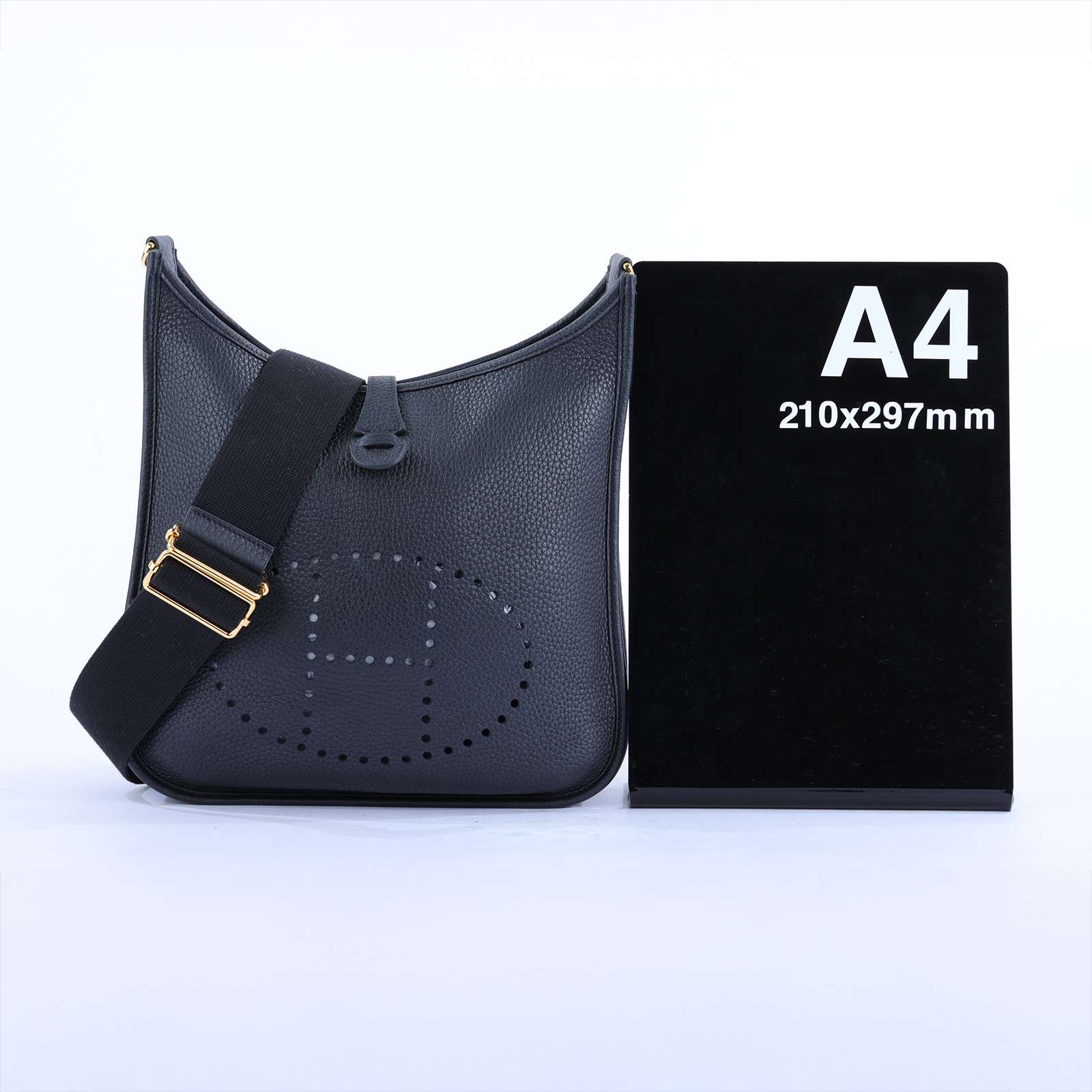 愛馬仕 Hermès Evelyne Bag 伊芙琳包 29 馬蹄型 EV29 W刻 黑EVELYNE29 原廠盒子/防塵袋/購買證明