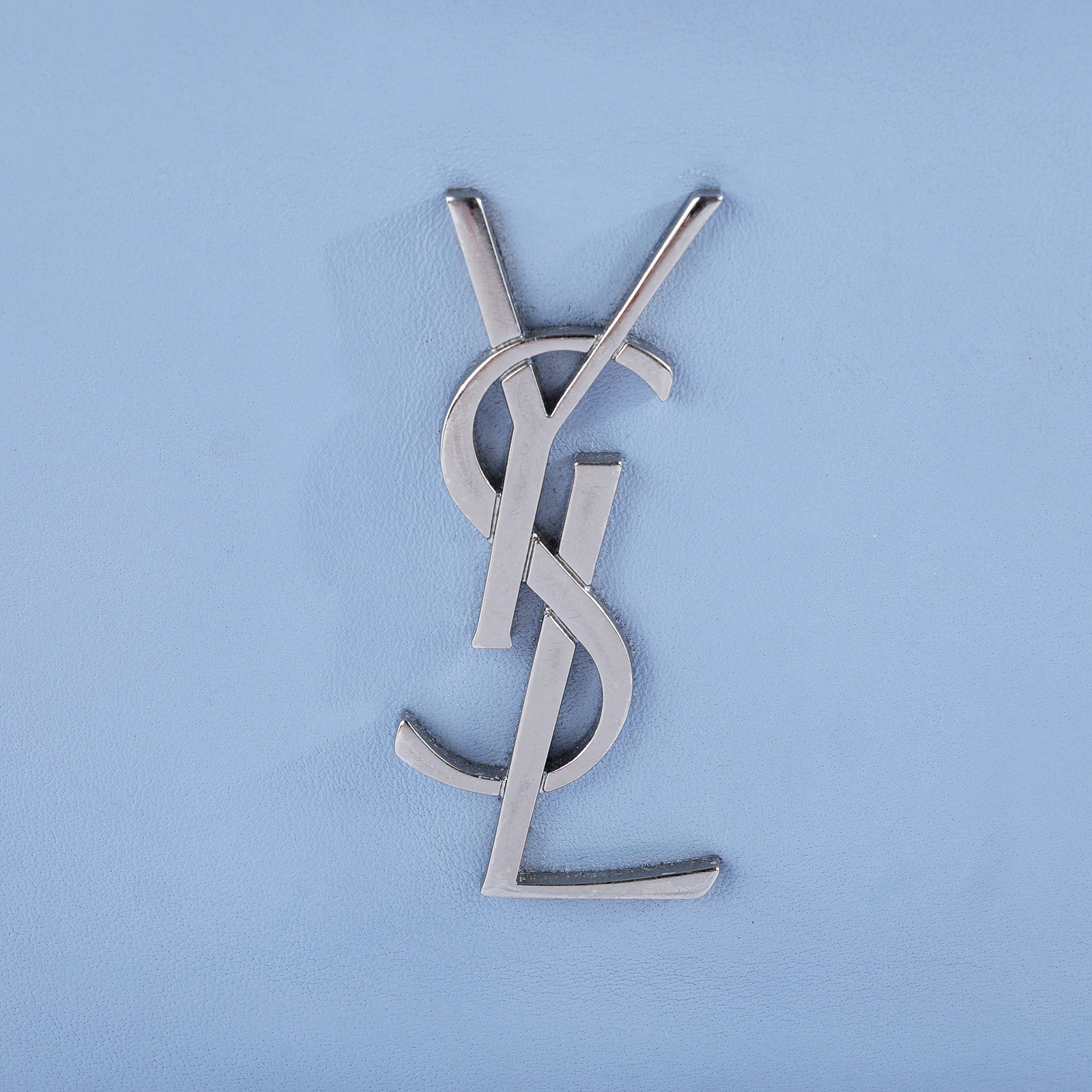 聖羅蘭 YSL SAINT LAURENT Blogger 斜挎包 425317BJ58J 淺藍LOU流蘇相機包 無附屬品