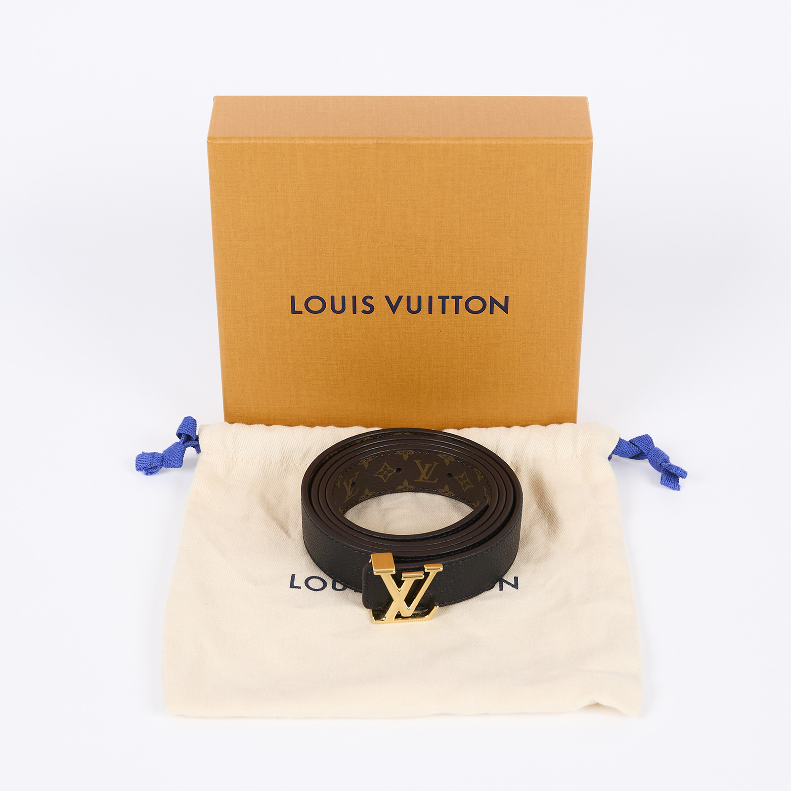 路易威登 LOUIS VUITTON Iconic 25毫米雙面皮帶 M0570V Iconic 25毫米雙面皮帶 原廠盒子/防塵袋