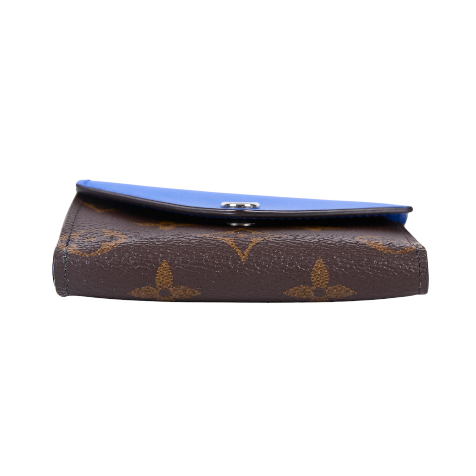 路易威登 LOUIS VUITTON Zoé Monogram塗層帆布 藍色 錢包 M82983 晶片款 藍ZOE短夾 原廠盒子/防塵袋/購買證明