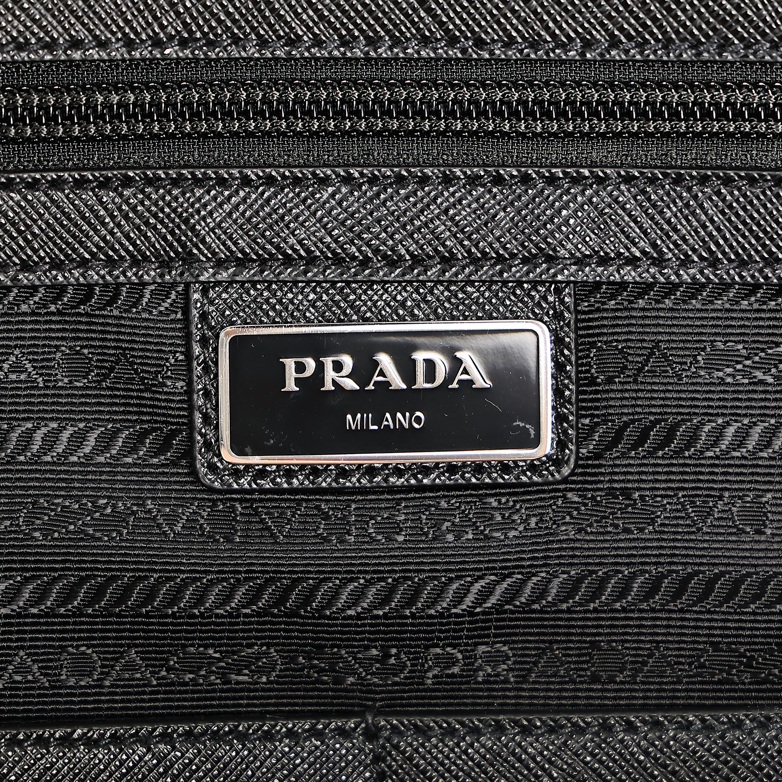普拉達 PRADA 尼龍公事包 2VE871_064 黑尼龍公事包 防塵袋