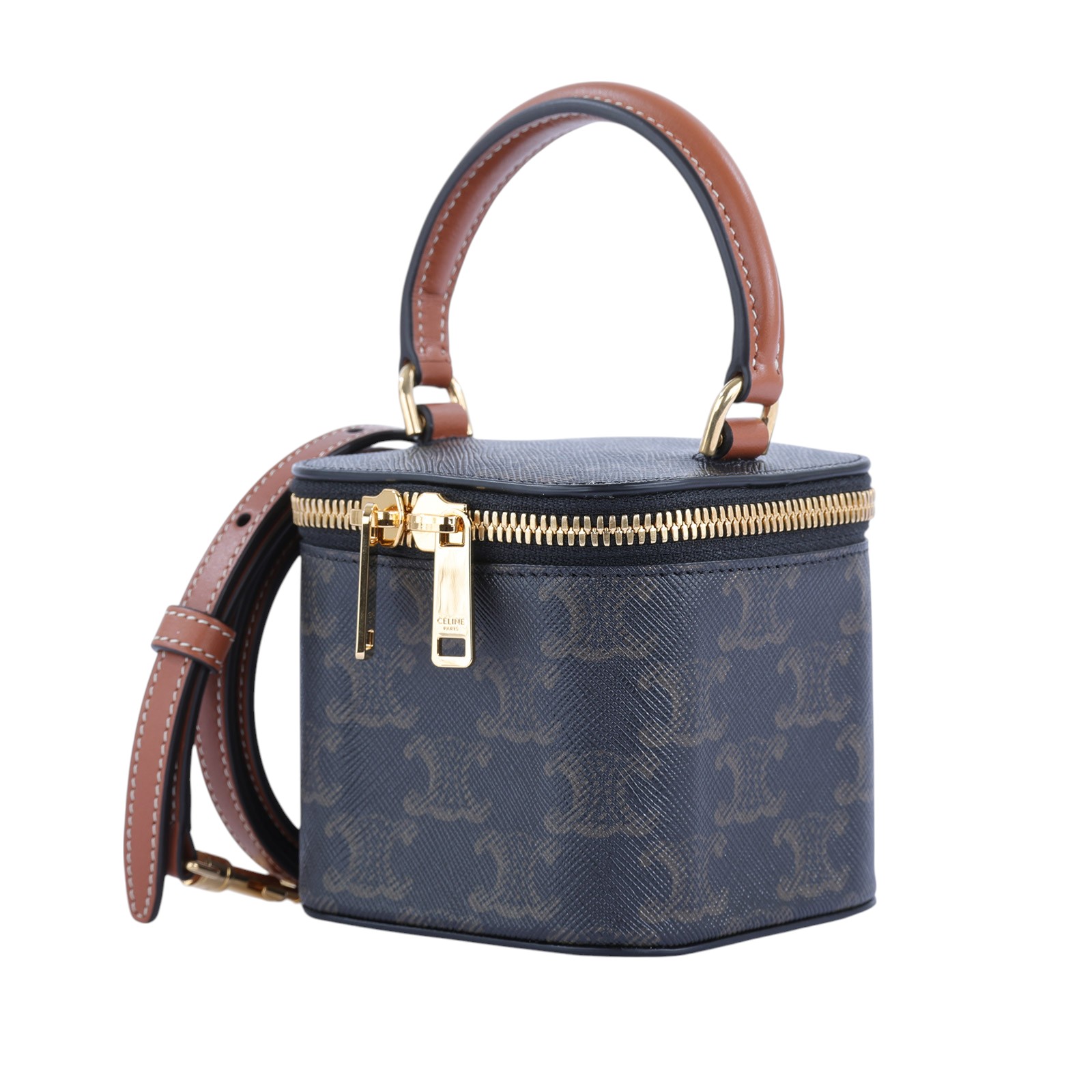 思琳 CELINE Vanity Case Mini 化妝箱 10J762CZ1 老花 MINI VANITY 防塵袋/原廠盒子