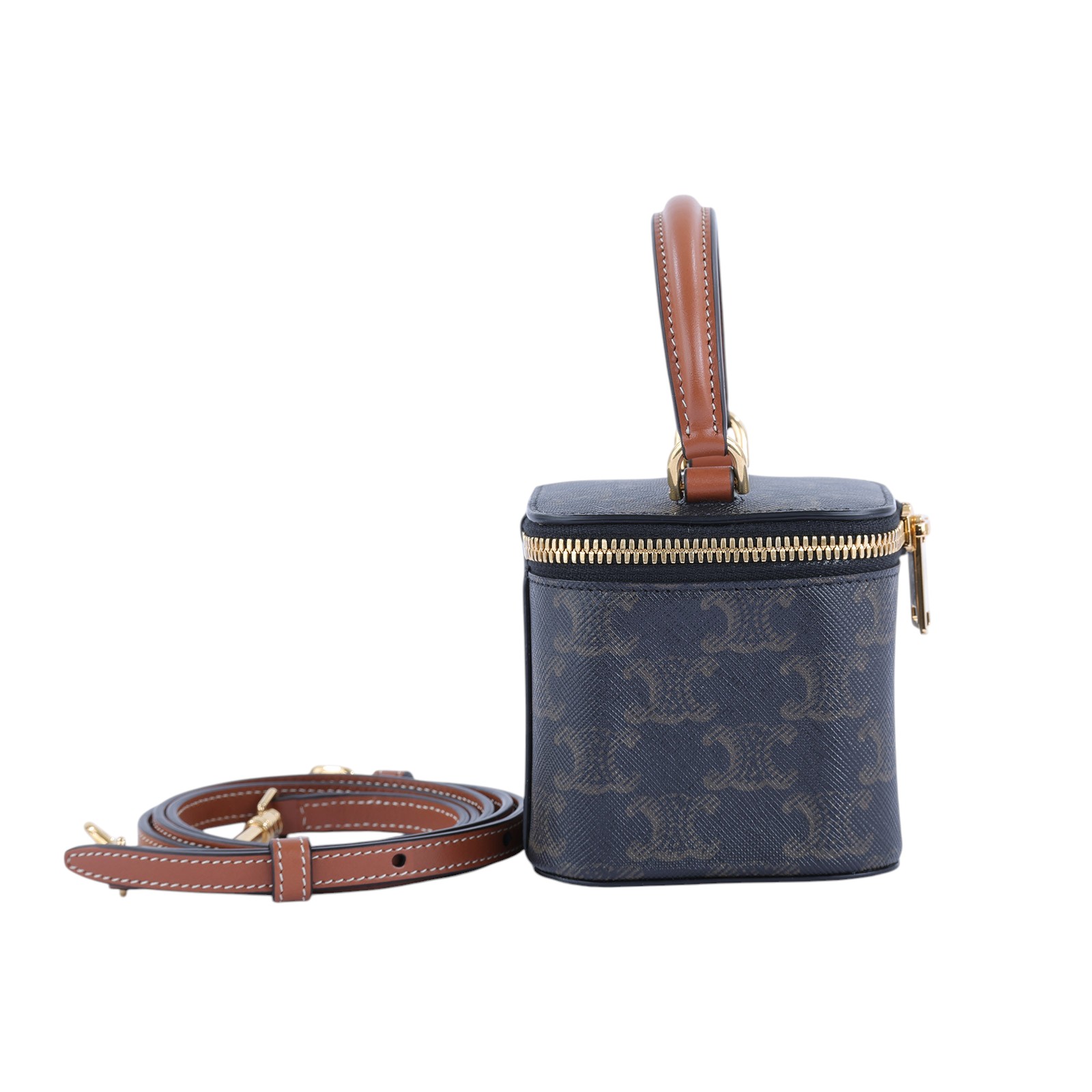 思琳 CELINE Vanity Case Mini 化妝箱 10J762CZ1 老花 MINI VANITY 防塵袋/原廠盒子