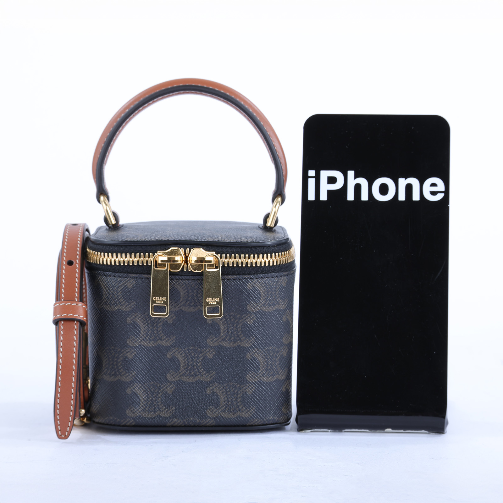 思琳 CELINE Vanity Case Mini 化妝箱 10J762CZ1 老花 MINI VANITY 防塵袋/原廠盒子