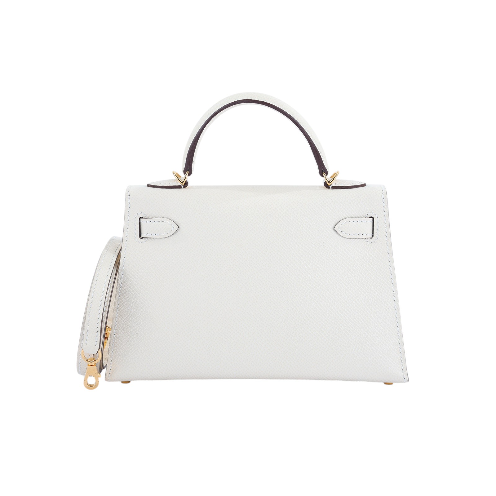 愛馬仕 Hermès Kelly Bag 凱莉包 mini II KLMII B刻 奶昔白MINI KELLY2 防塵袋