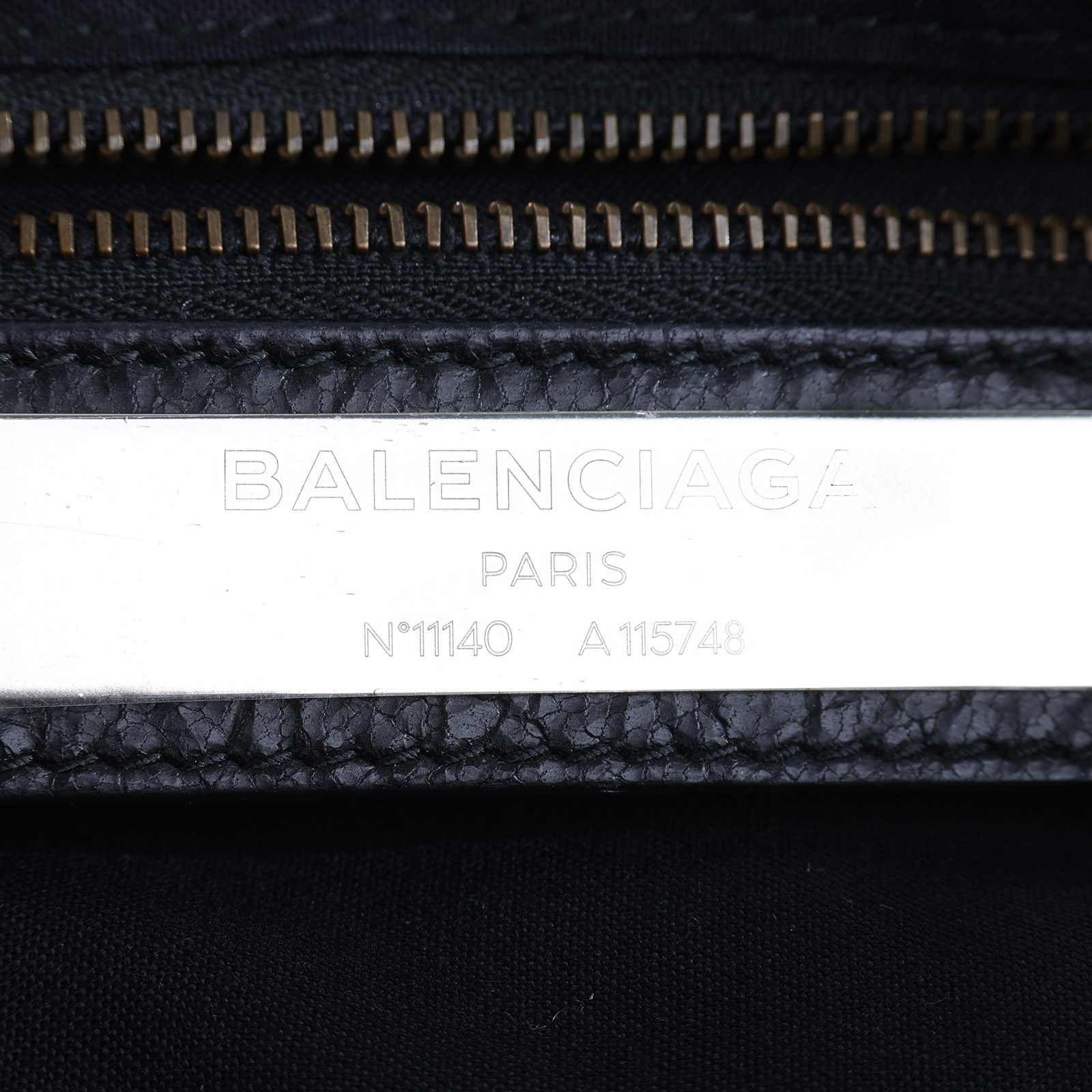 巴黎世家 BALENCIAGA Agneau Classic Hardware City 手提包 115748D94JT 黑機車包 防塵袋