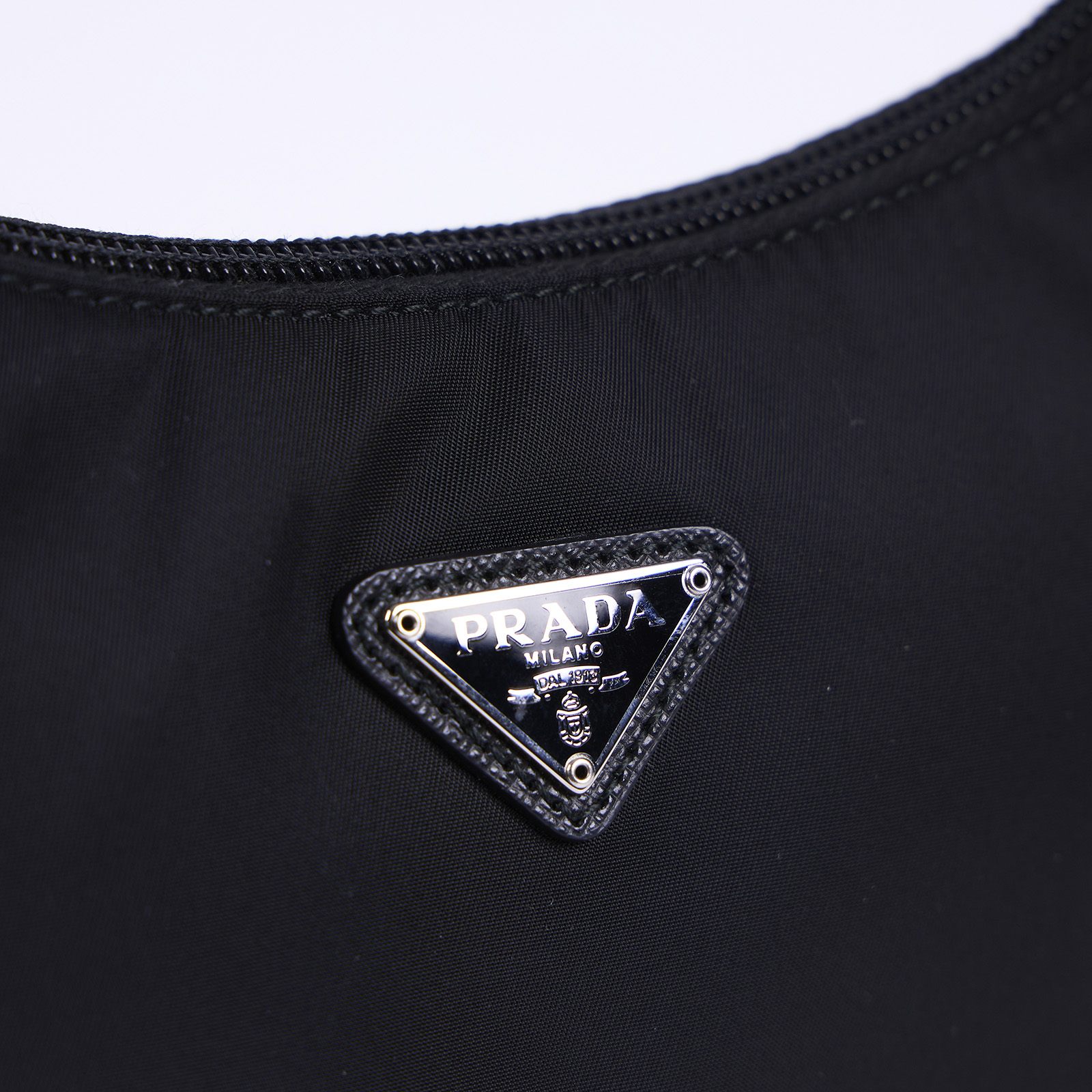 普拉達 PRADA Prada Re-Edition 環保尼龍 迷你袋 1NE204 黑尼龍HOBO 防塵袋