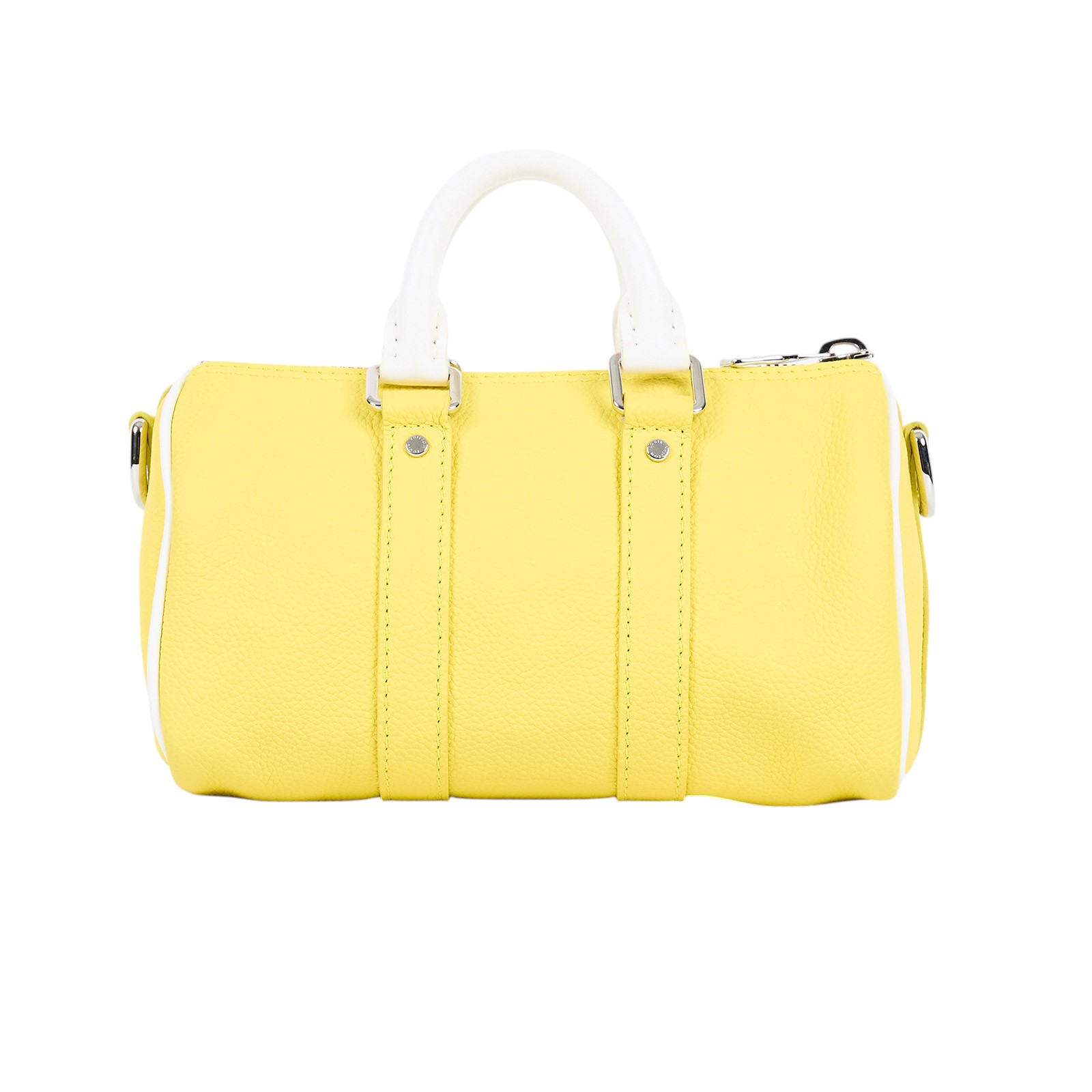 路易威登 LOUIS VUITTON Keepall XS號 手提 斜背 肩背包 2021限定 檸檬黃 M80842 晶片款  防塵袋