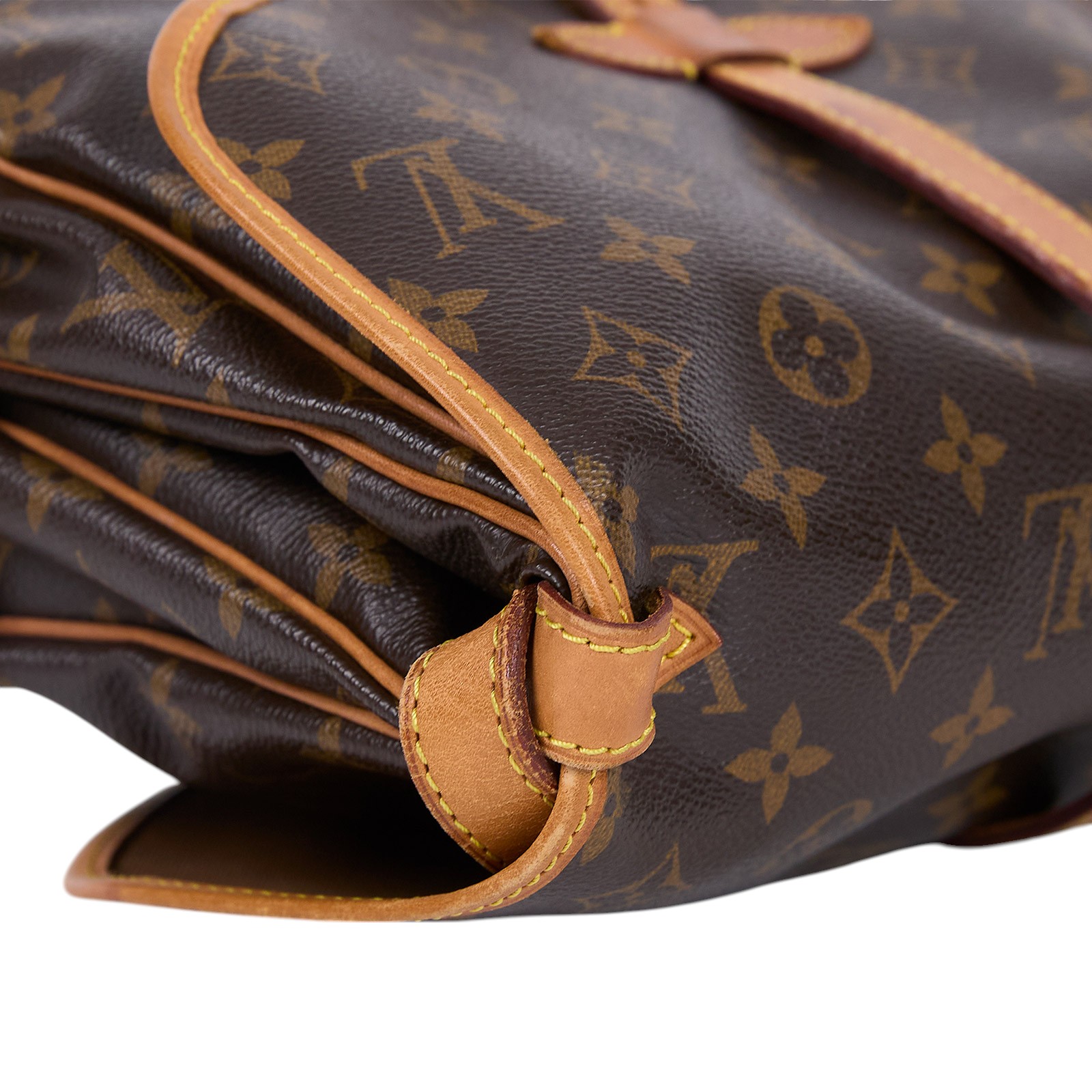 路易威登 LOUIS VUITTON Saumur 30 馬鞍包 M42256 原花馬鞍包 entrupy