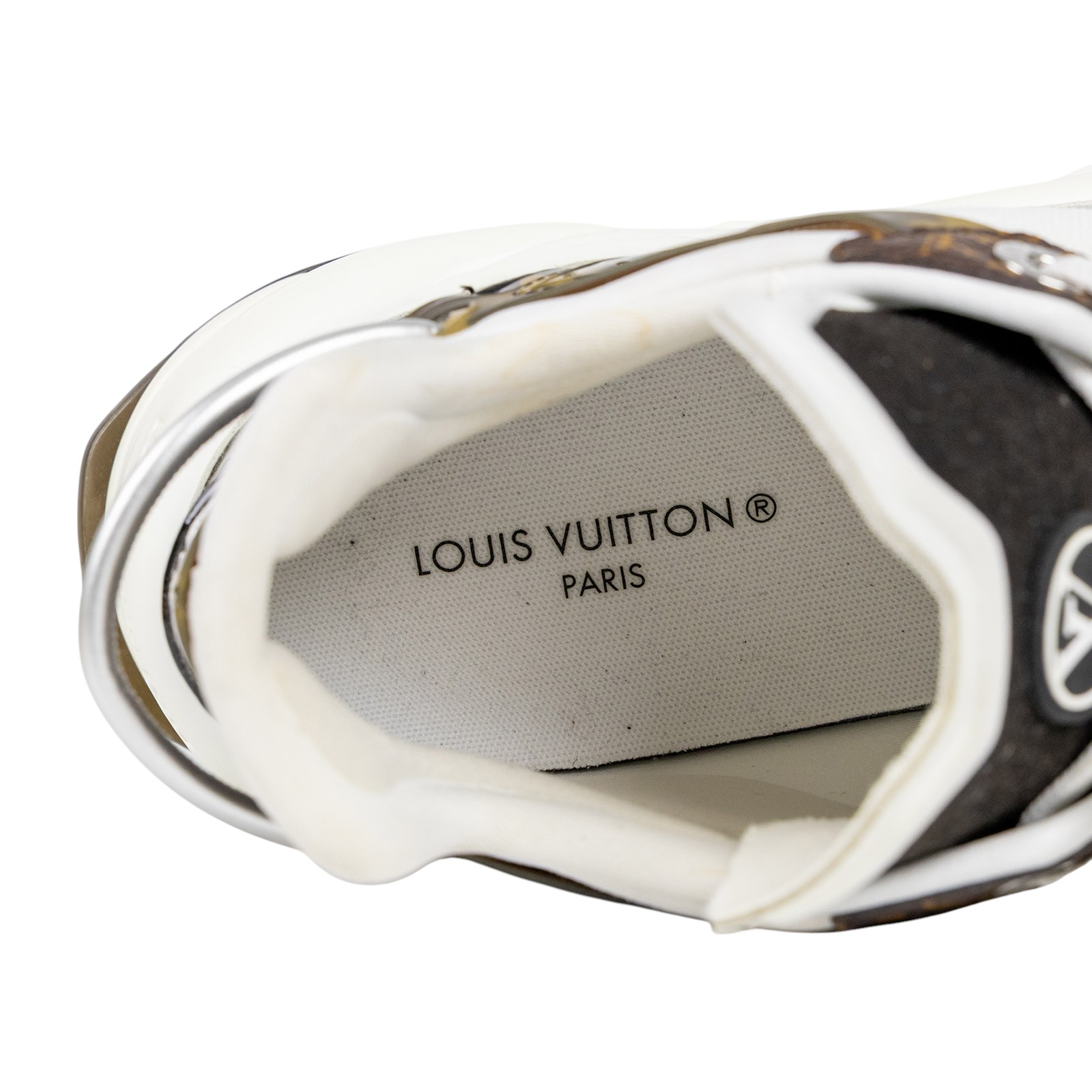 路易威登 LOUIS VUITTON Run 55 運動鞋 1AASDD 拼原花運動鞋 防塵袋