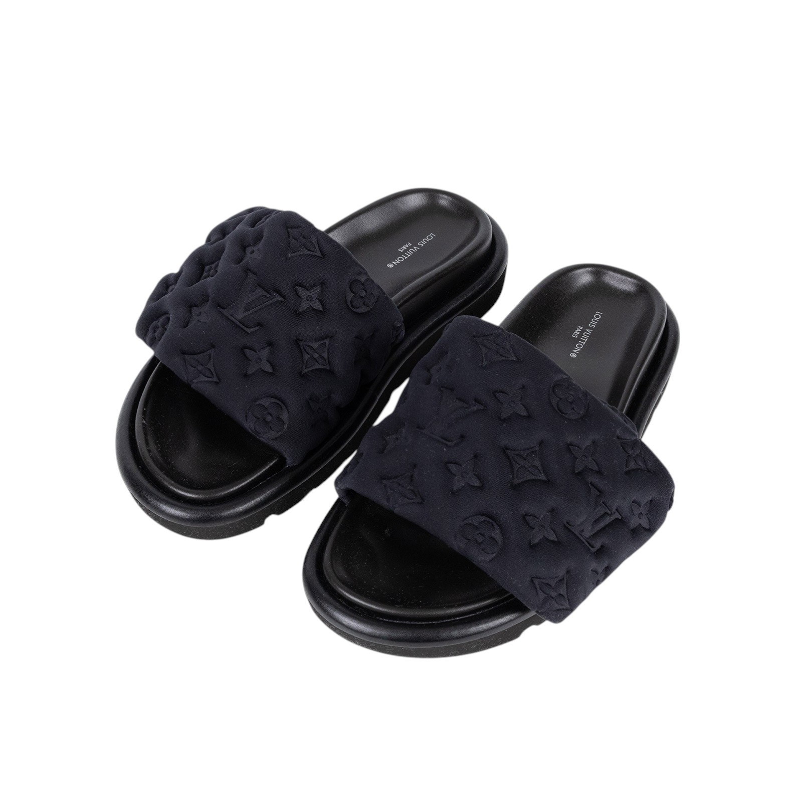 路易威登 LOUIS VUITTON Pool Pillow Comfort 平底涼鞋 1AA1E7 原花拖鞋 防塵袋
