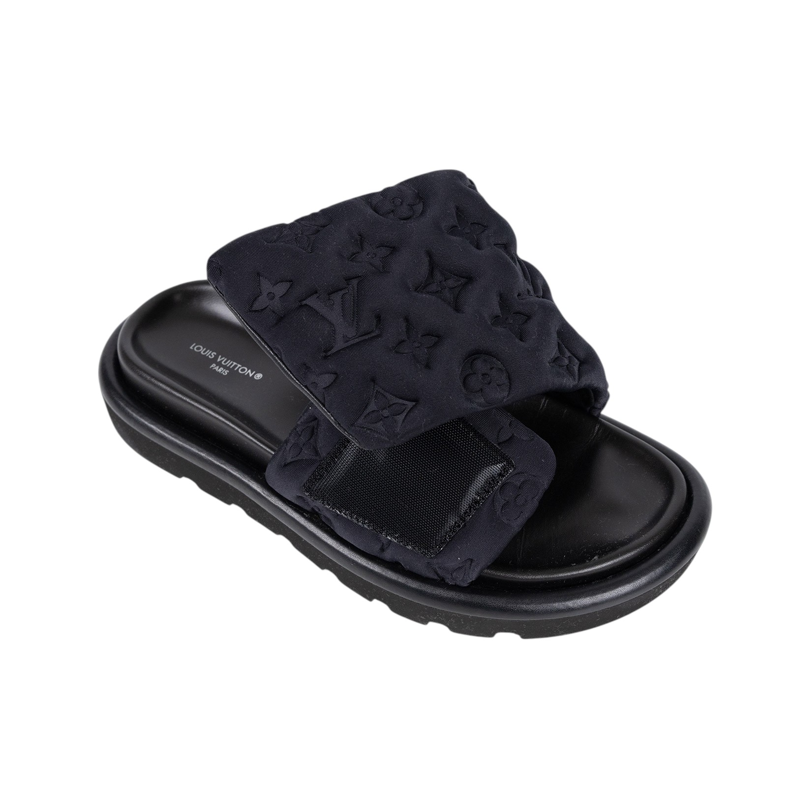 路易威登 LOUIS VUITTON Pool Pillow Comfort 平底涼鞋 1AA1E7 原花拖鞋 防塵袋