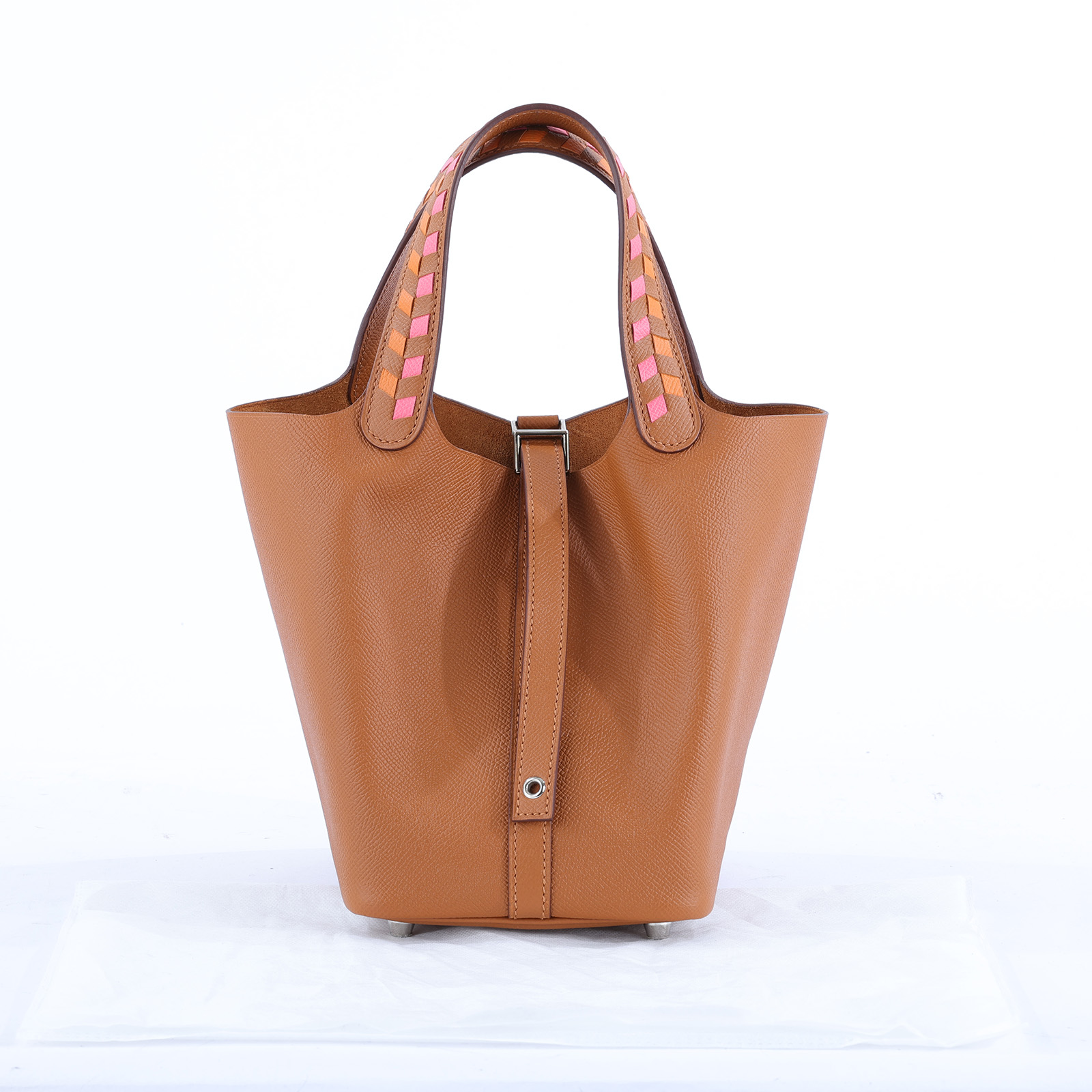 愛馬仕 Hermès Picotin Lock 18 菜籃子包 PT18 C刻 EPSOM棕PICOTIN 18 編織把 無附屬品