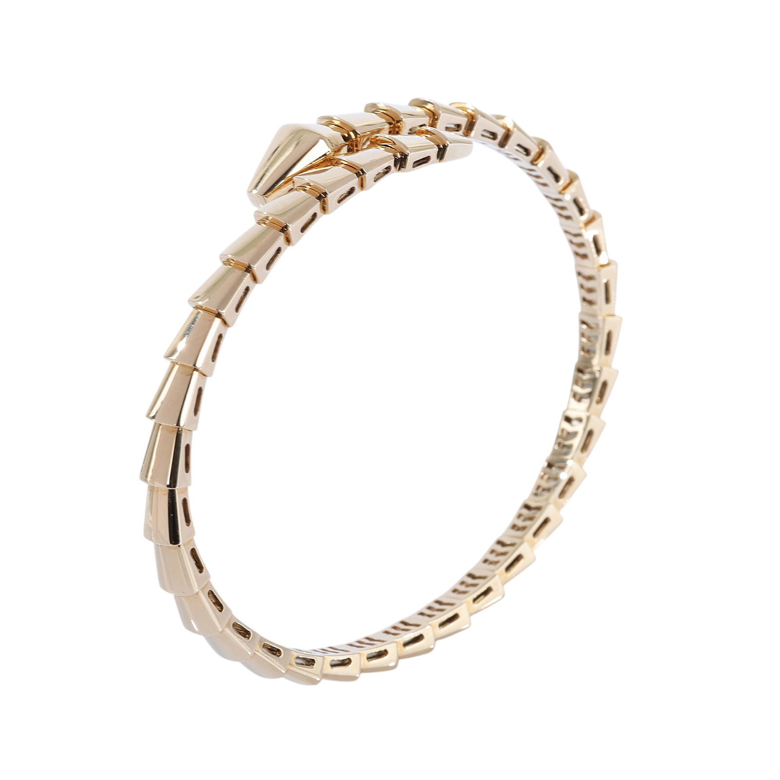 寶格麗 BVLGARI Serpenti Viper 手環 XL 359416 K18YG Serpenti Viper 手環 保證卡/原廠盒子