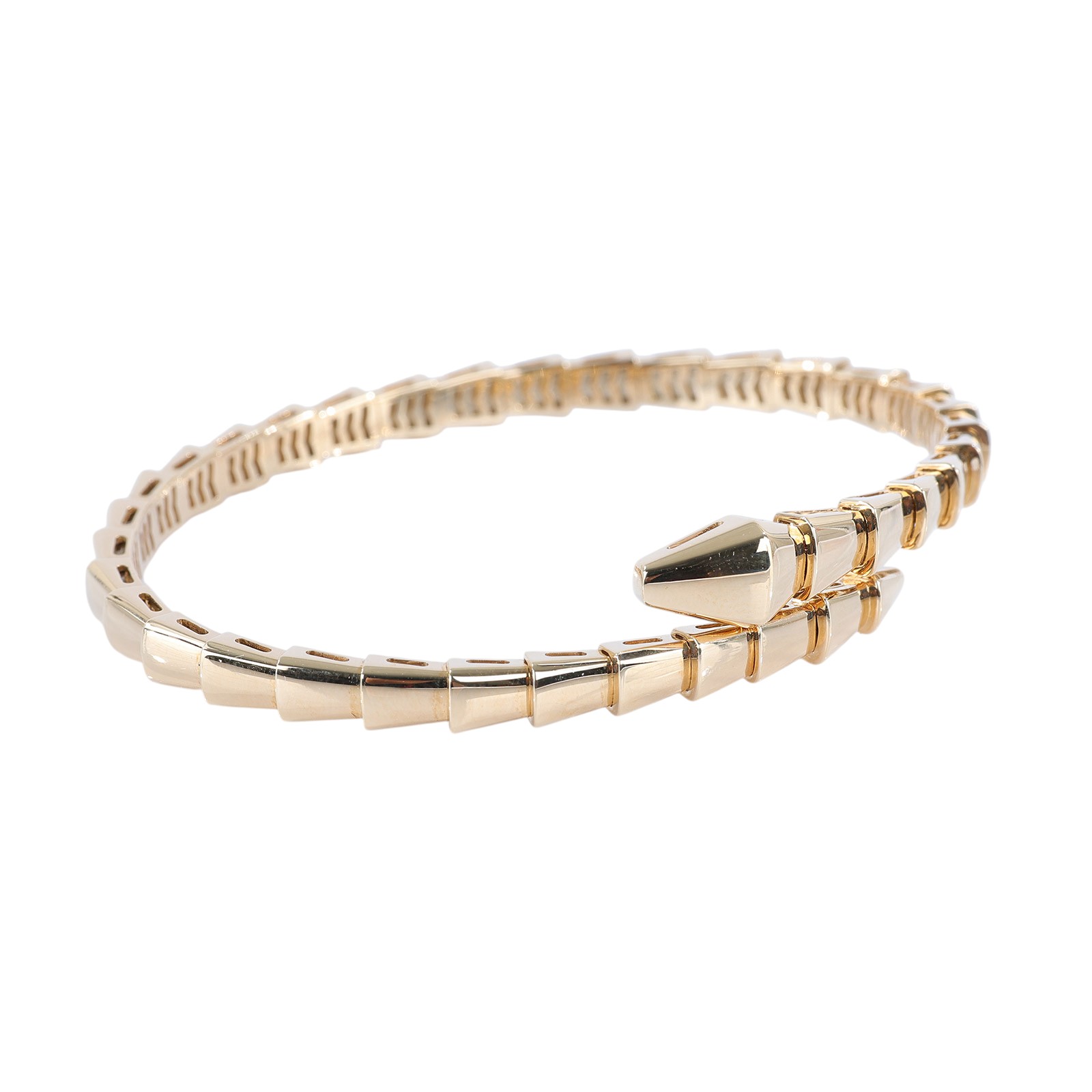 寶格麗 BVLGARI Serpenti Viper 手環 XL 359416 K18YG Serpenti Viper 手環 保證卡/原廠盒子
