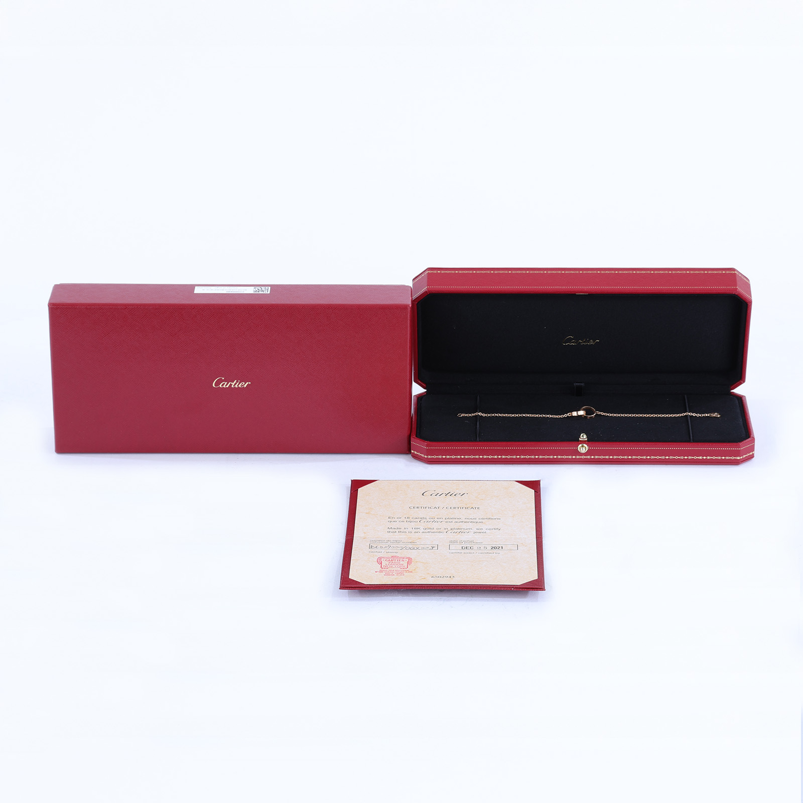 卡地亞 CARTIER Love 手鍊 玫瑰金 B6027000 BABY LOVE PG手鍊 原廠盒子/保證卡