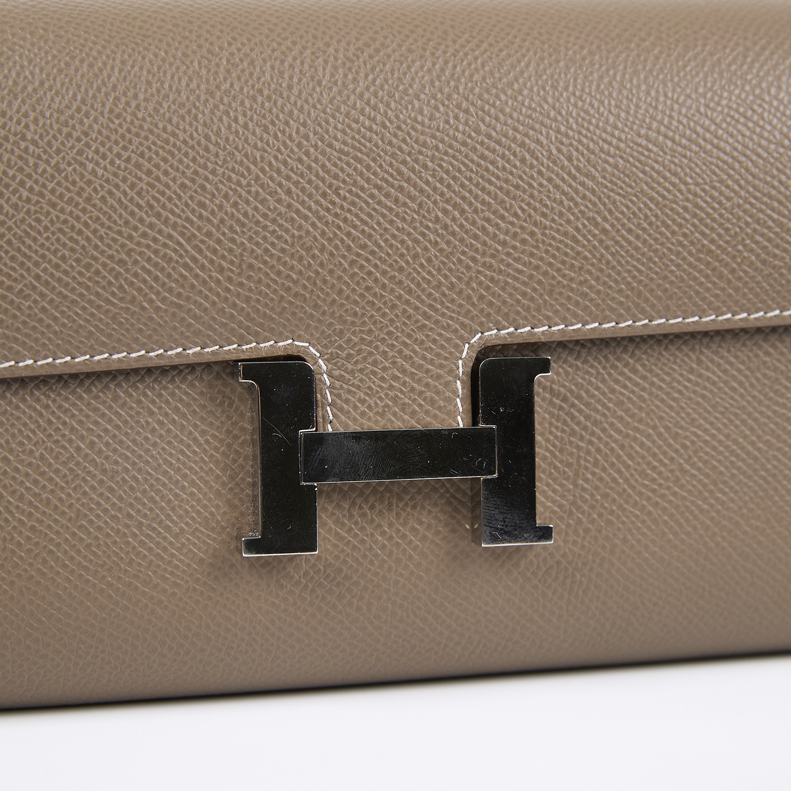 愛馬仕 Hermès Constance to go 康康包 長夾  CNTG U刻 大象灰CONSTANCE TO GO 原廠盒子/購買證明