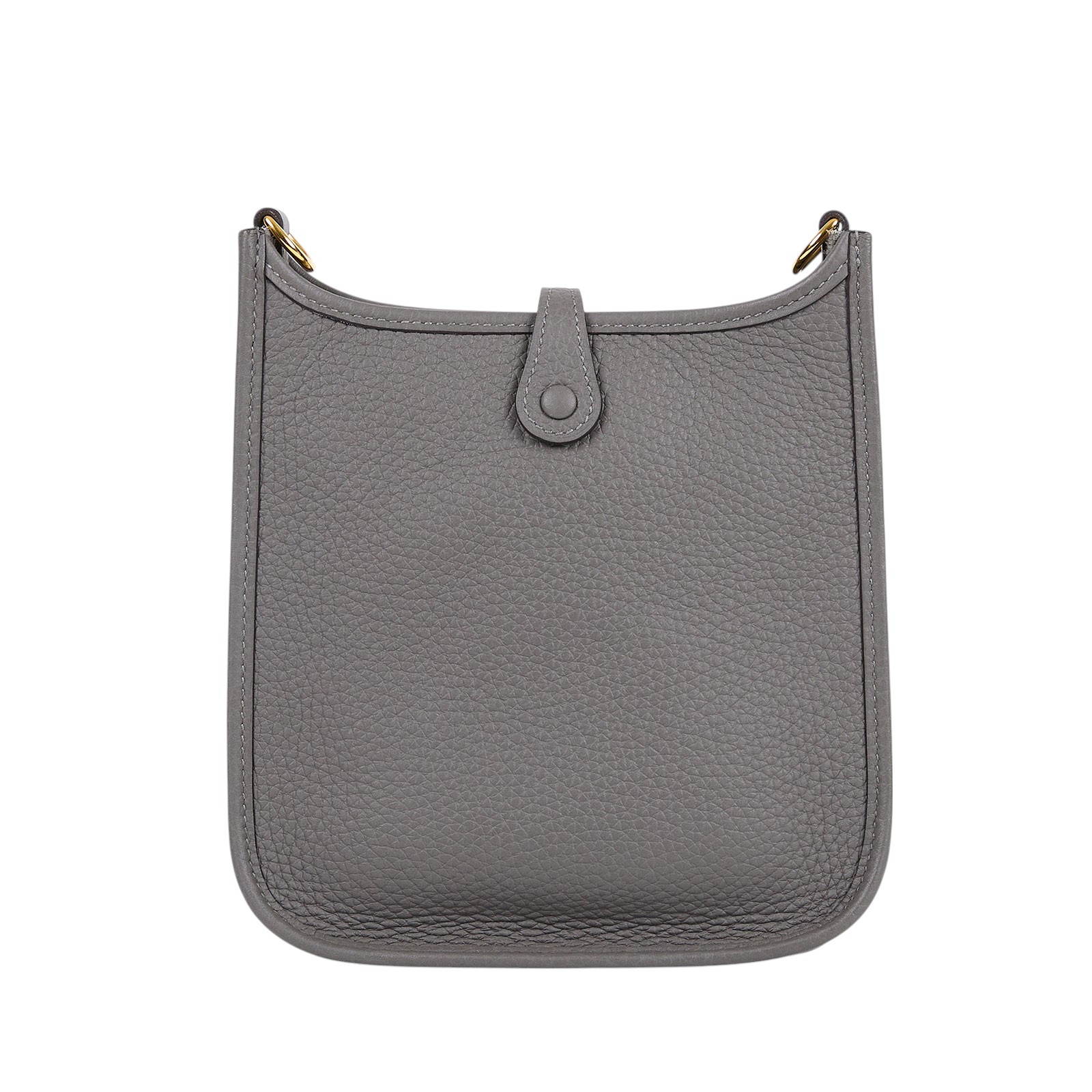 愛馬仕 Hermès Evelyne Bag Mini 伊芙琳包 Evelyne 16 EV16 U刻 灰 MINI EVELYNE 防塵袋
