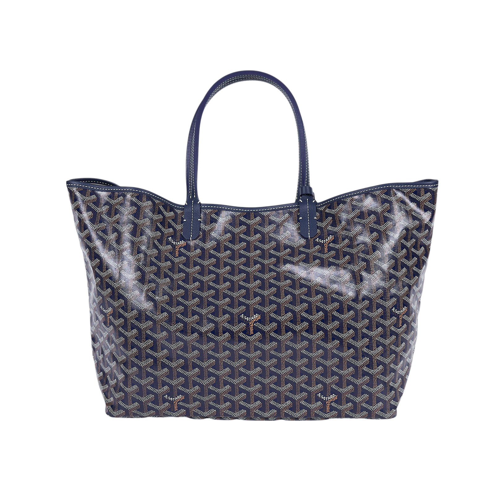 高雅德 GOYARD Saint Louis PM Bag 托特包 STLOUIPMLTY 深藍 Saint LOUIS PM 防塵袋/購買證明