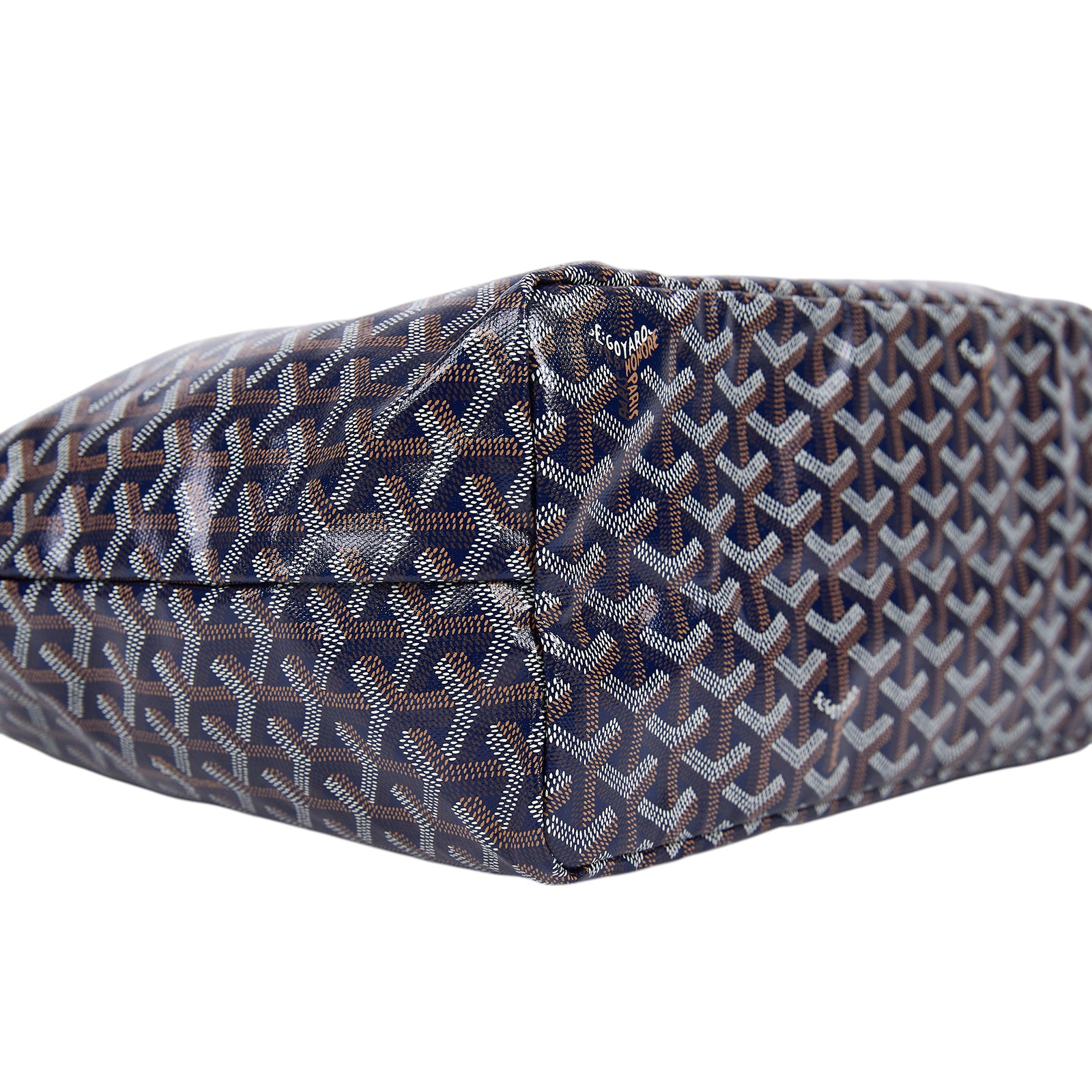 高雅德 GOYARD Saint Louis PM Bag 托特包 STLOUIPMLTY 深藍 Saint LOUIS PM 防塵袋/購買證明