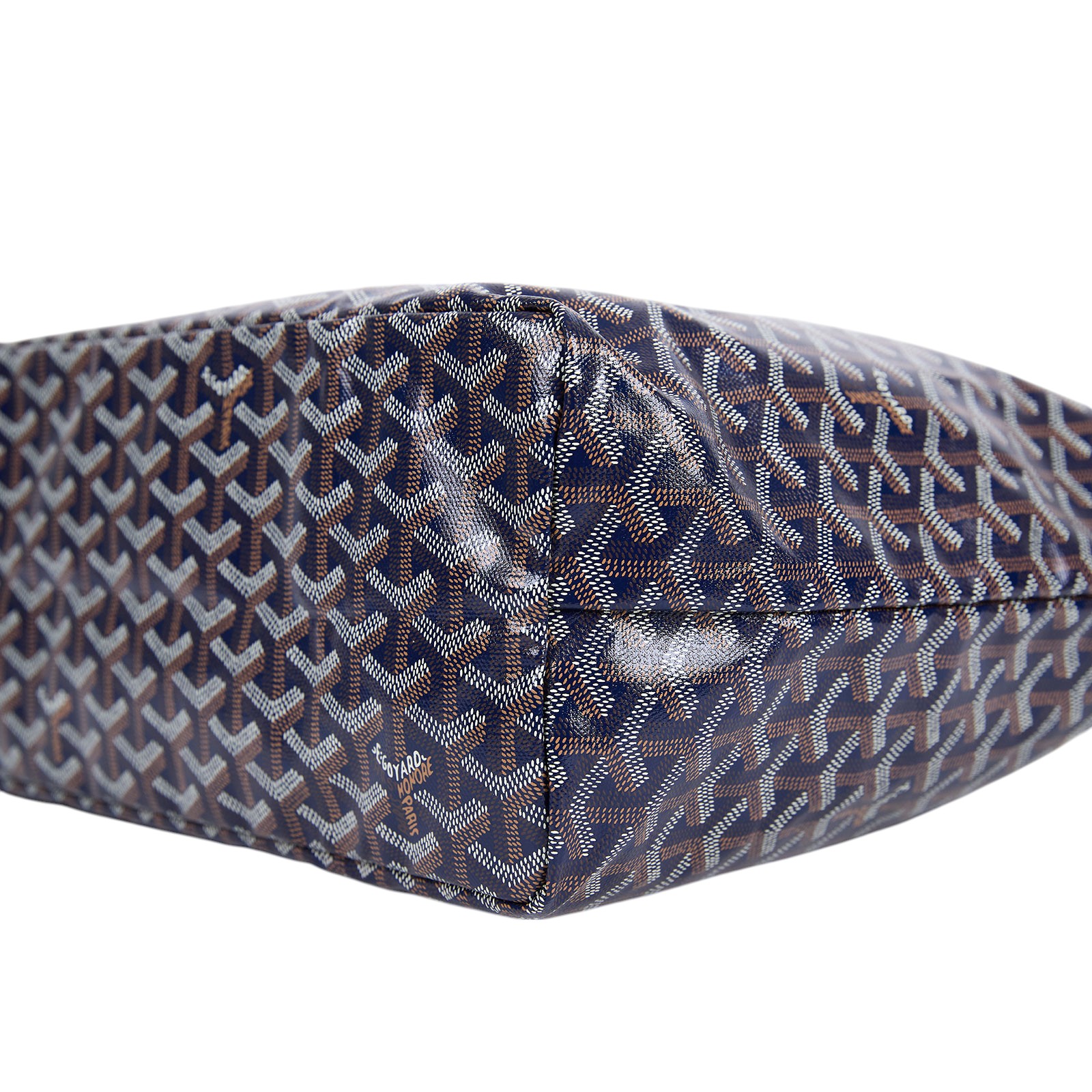 高雅德 GOYARD Saint Louis PM Bag 托特包 STLOUIPMLTY 深藍 Saint LOUIS PM 防塵袋/購買證明