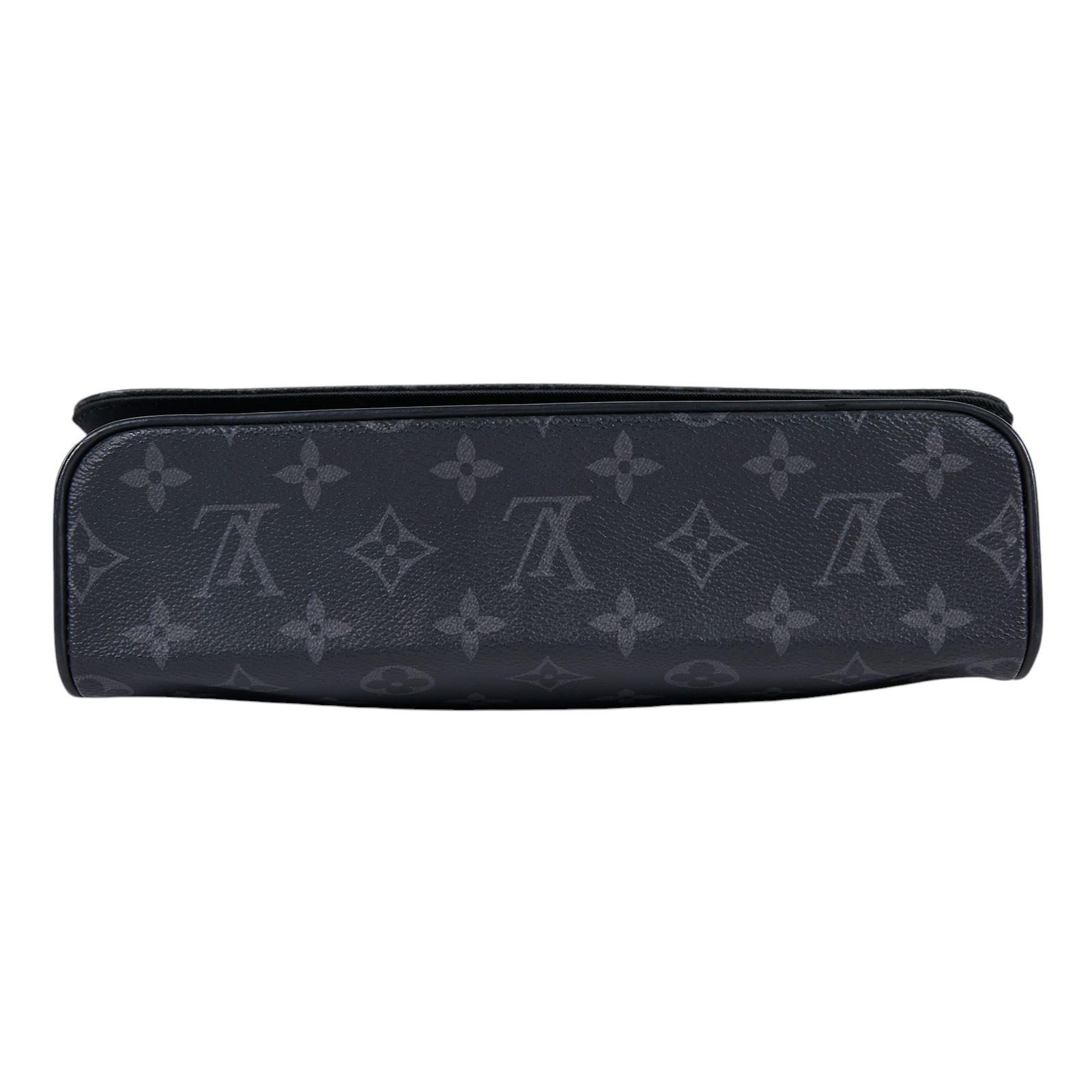 路易威登 LOUIS VUITTON District PM  郵差包 M44000 黑原花肩背包 無附屬品