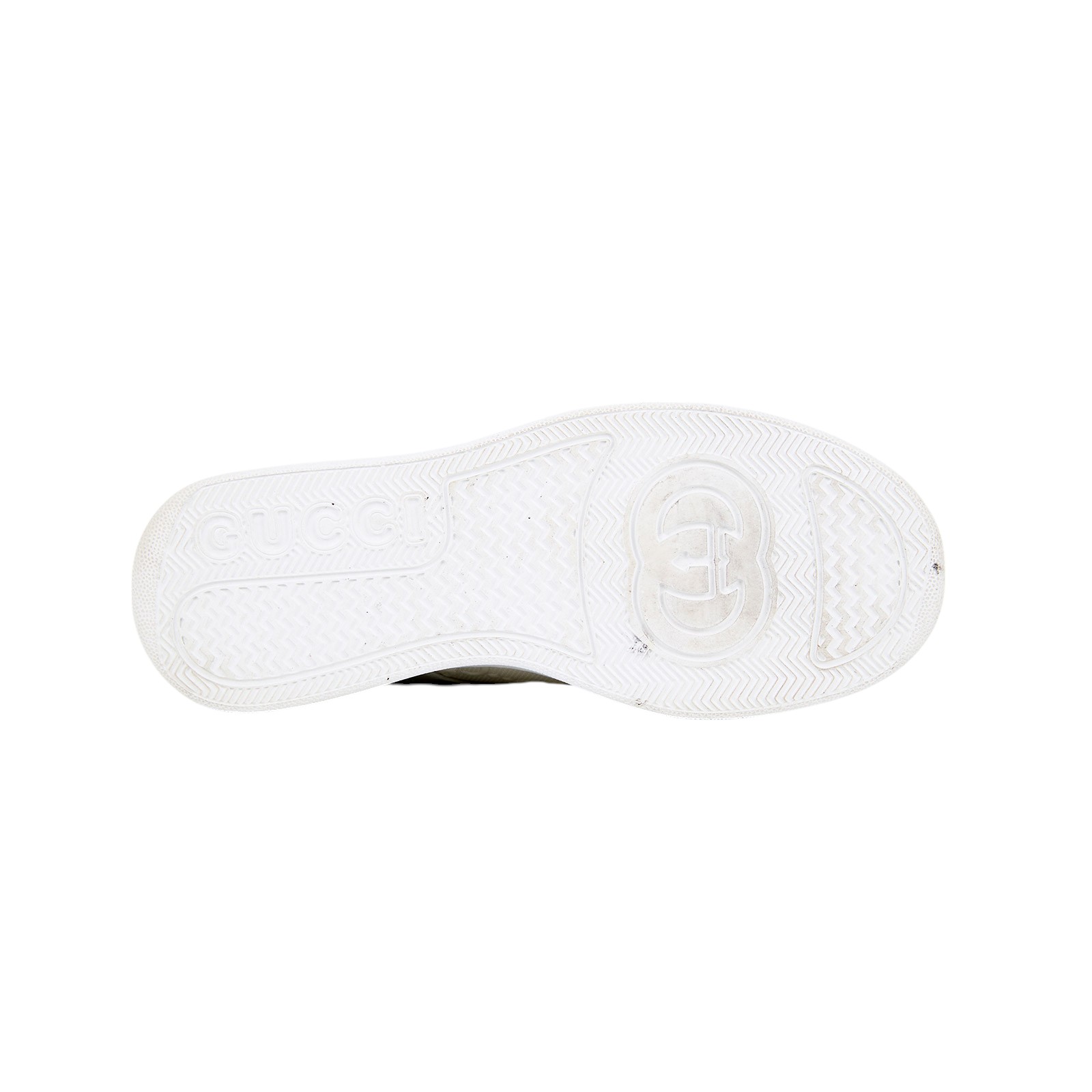 古馳 GUCCI GG 運動鞋 669582_85 原花壓紋白鞋 無附屬品