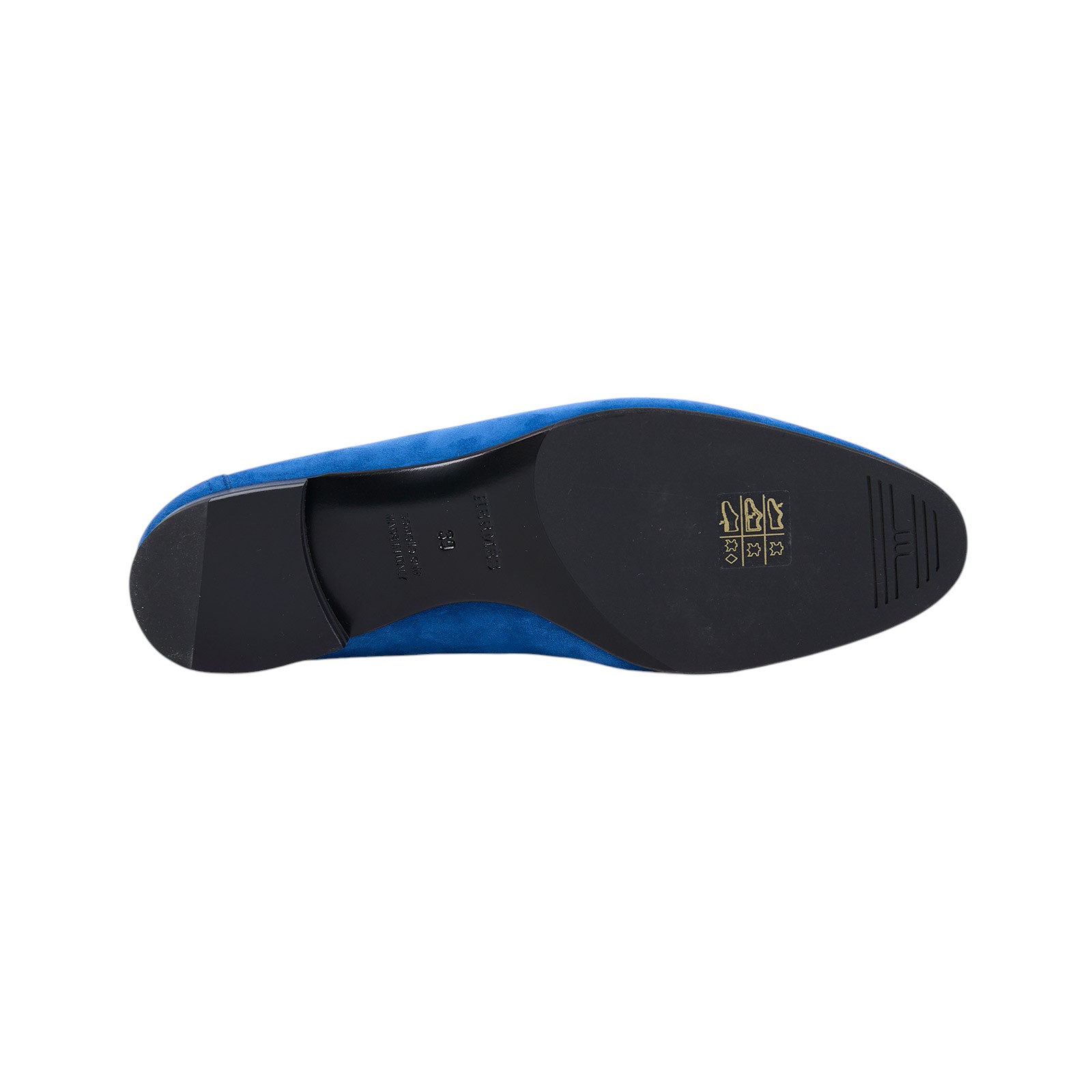 愛馬仕 Hermès Paris loafer 樂福鞋 PARISSL_39  藍麂皮H皮鞋 #39 無附屬品