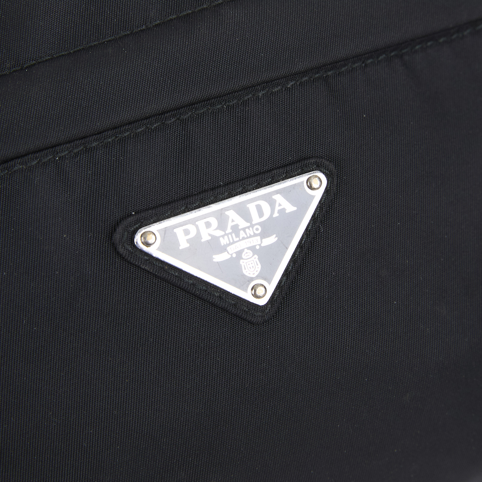普拉達 PRADA 三角LOGO 尼龍 腰包 2VL005_2A6D 黑尼龍腰包 保證卡